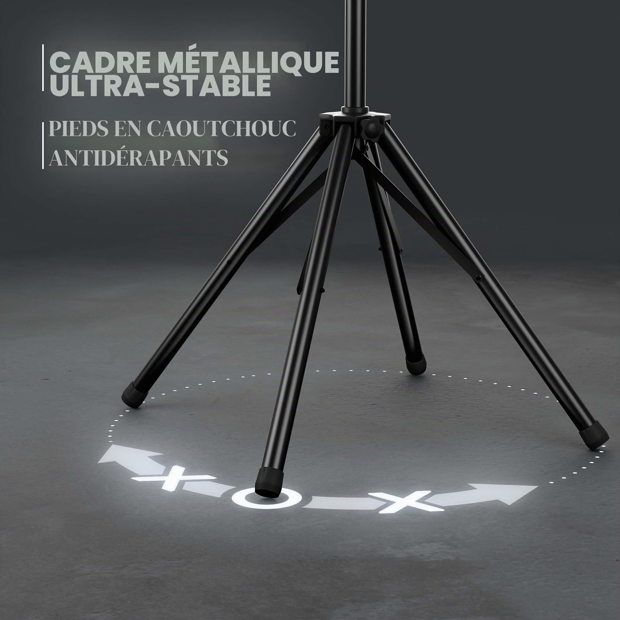KOTO - Support Quadpod Multi pour Cibles Fléchettes Sisal & Électroniques