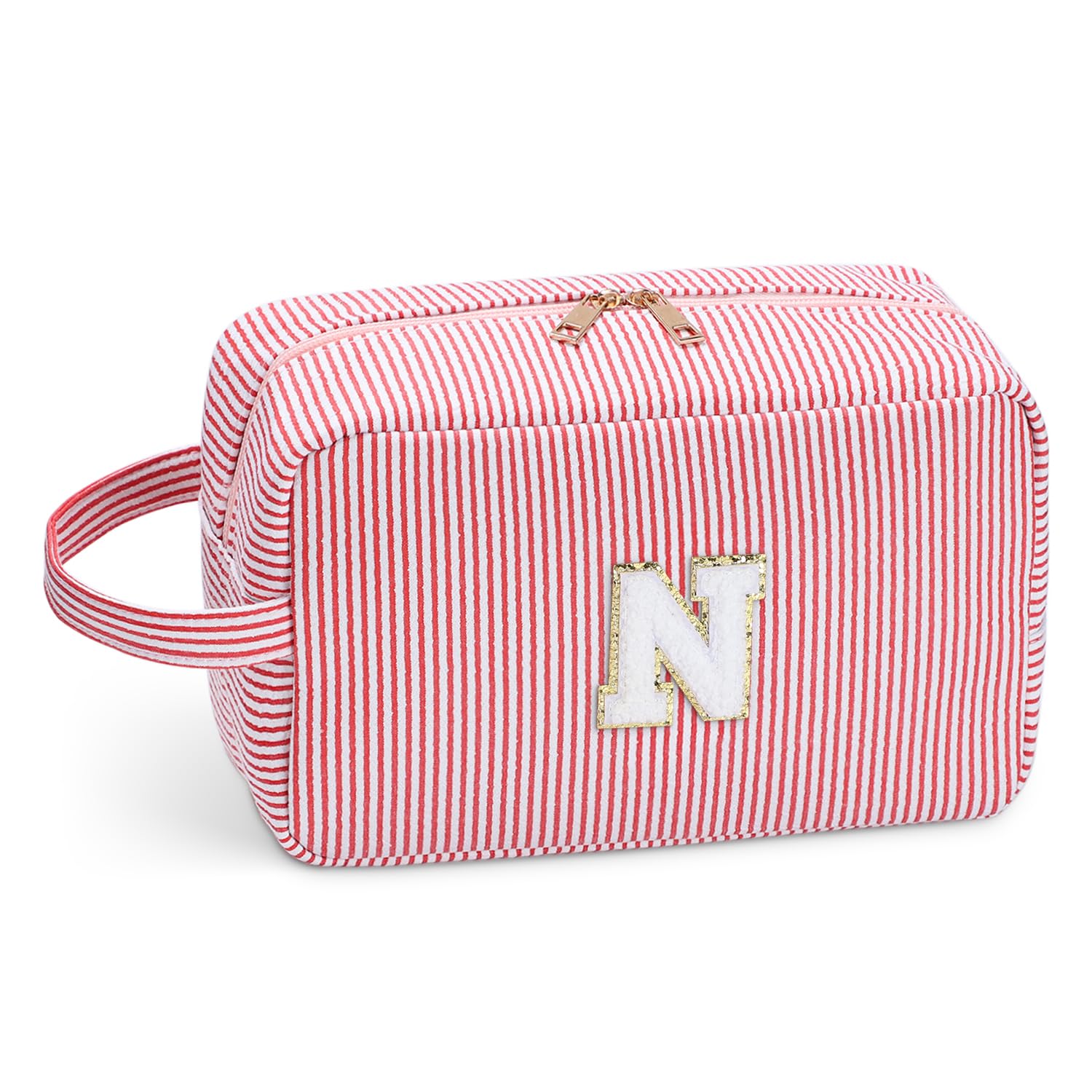 EtercycleTeacher Appreciation Gifts for Women, Personalized Bachelorette Gift Makeup Organizer Bag Travel Makeup Bag N