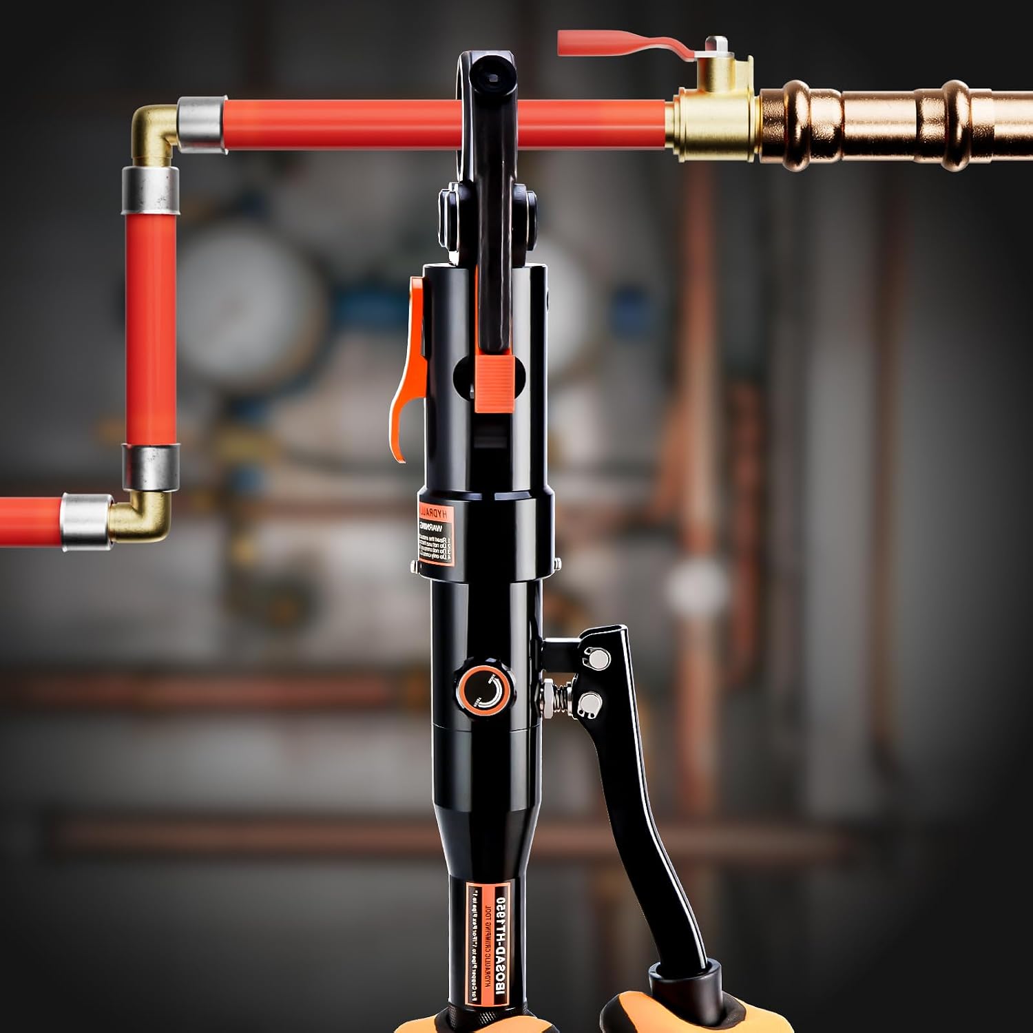Copper Tube Fittings Hydraulic Pex Pipe Crimping Tools Press Crimper Pressing Pliers for Copper 1/2",3/4" and 1" and F877 Stainless PEX Press Sleeves 1/2",3/4" and 1",Suit for Tee Fitting