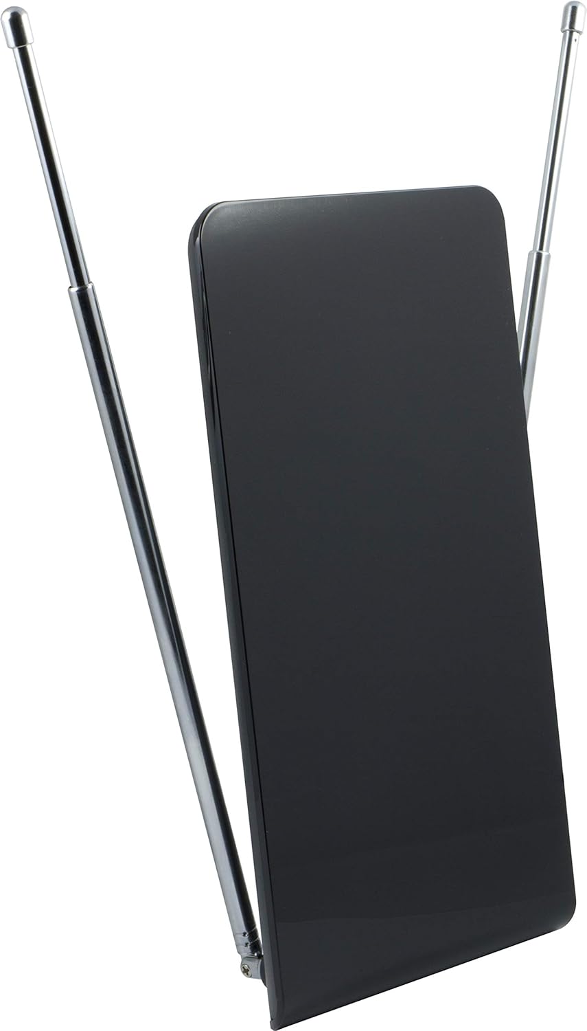 GE Flat Panel Indoor HD Digital TV Antenna, Long Range Smart TV Antenna, Supports 4K 1080P HD