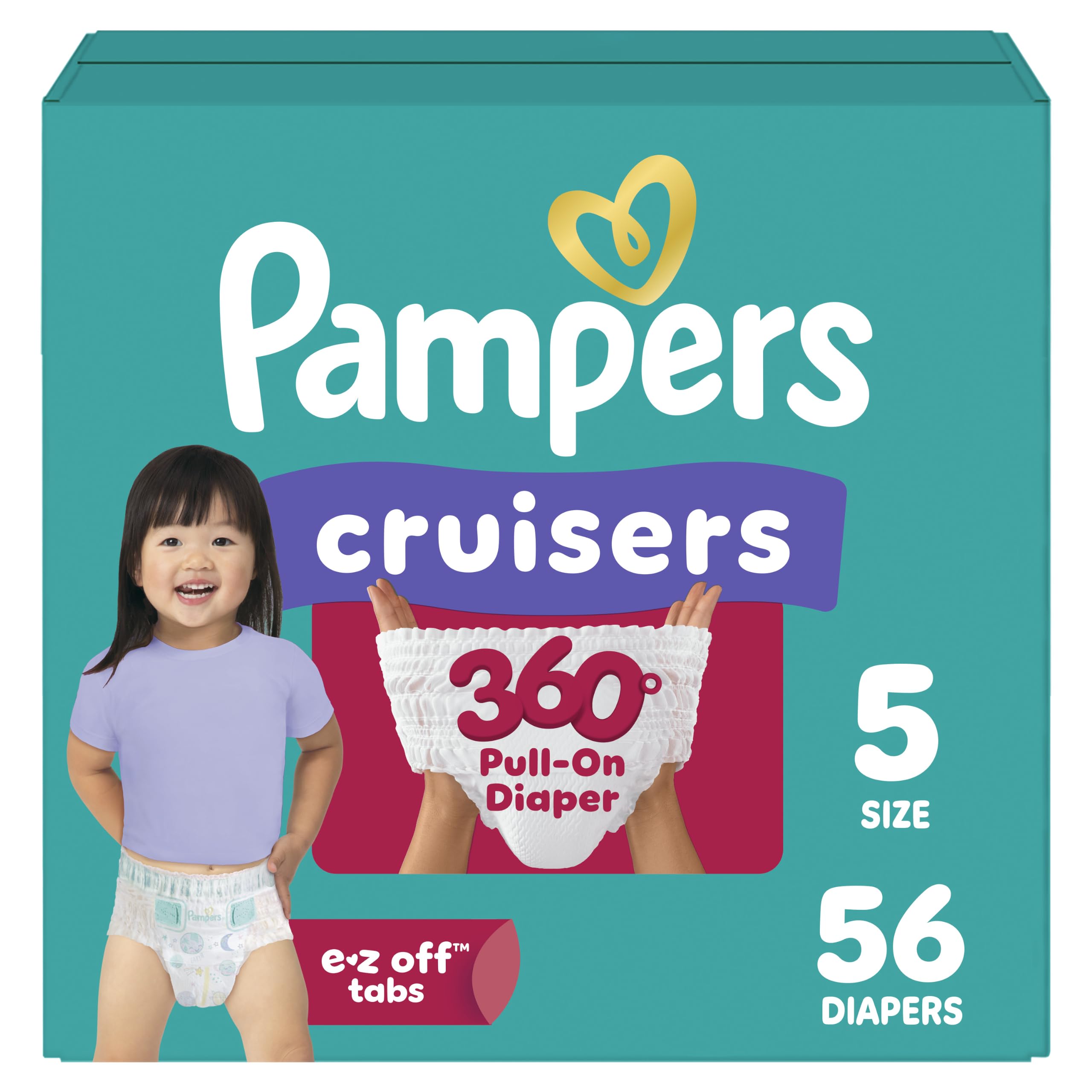 Pampers Diapers - Cruisers 360 - Size 5