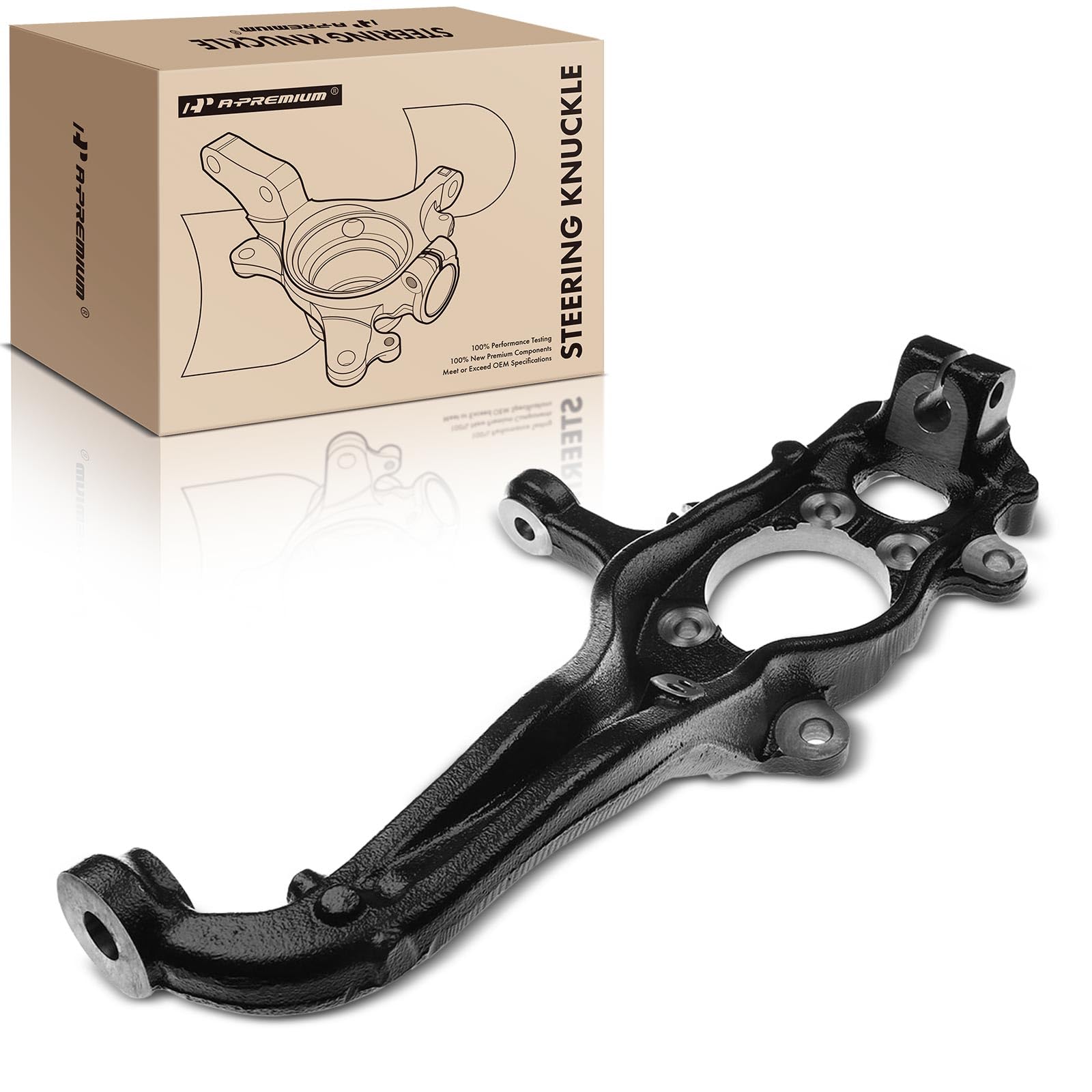 Photo 1 of A-Premium Front Suspension Steering Knuckle Compatible with Nissan Frontier 2005-2019, Pathfinder 2005-2012, Xterra 2005-2012, Left Driver Side, Replace # 40015-EA000, 40015EA000 Front Driver Side