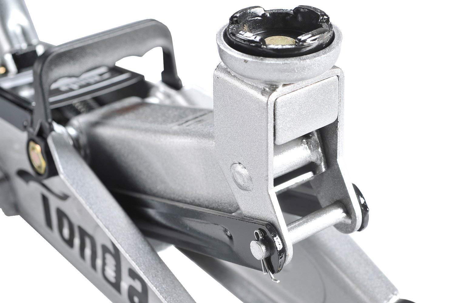 TONDA Floor Jack, Hydraulic Portable Car Lift Jack, 2 Ton (4,000 lb) Capacity, Silver