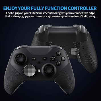 Front Back Housing Shell Faceplate Grip Cover Replacement Repair Parts Accessories Kit for Elite Series 2 Controller