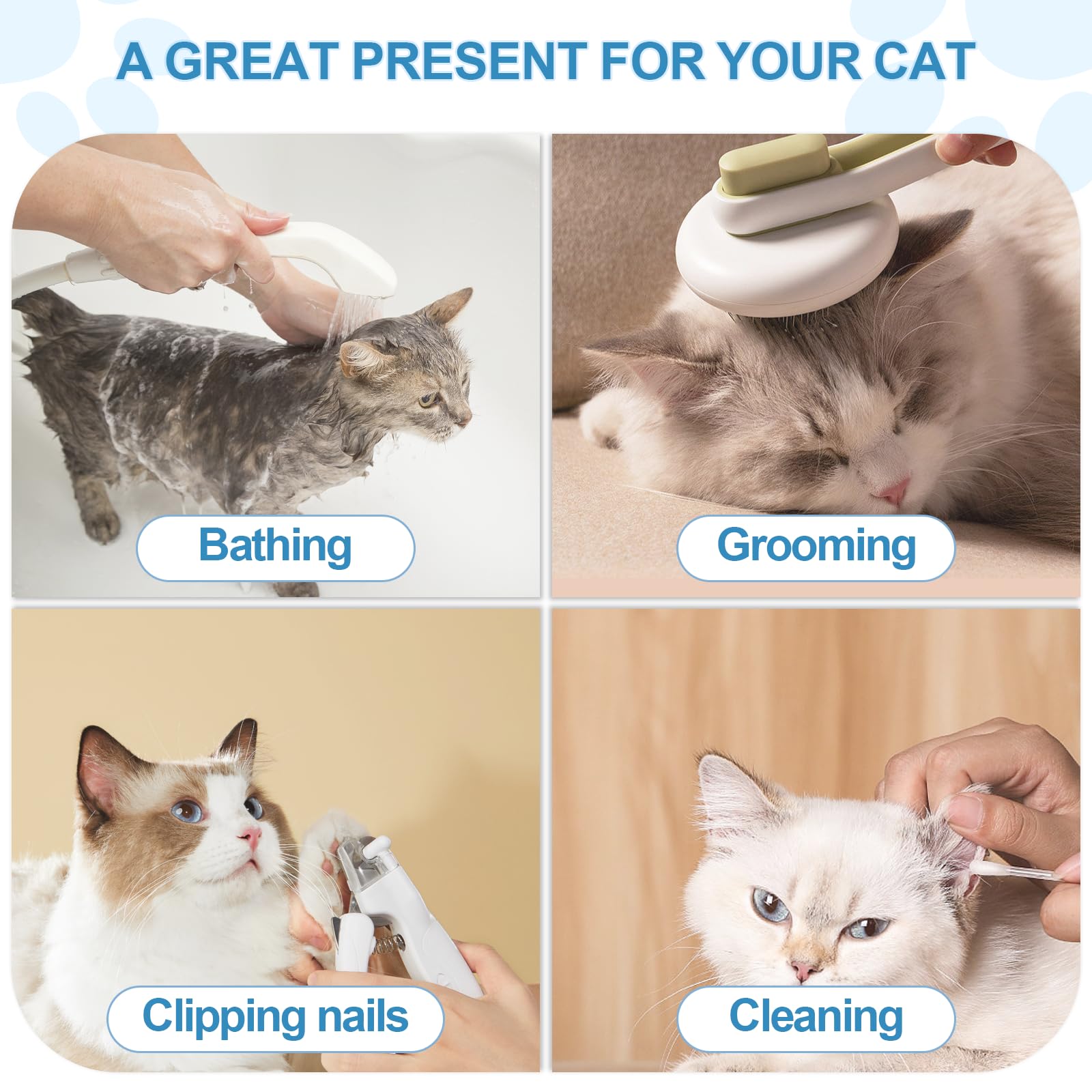 OHCOZZY Muselière pour Chat avec revêtement en Maille Souple, Masque de Protection buccale pour Chat pour Empêcher Les Morsures Mâchages Toilettages(XS, Noir)