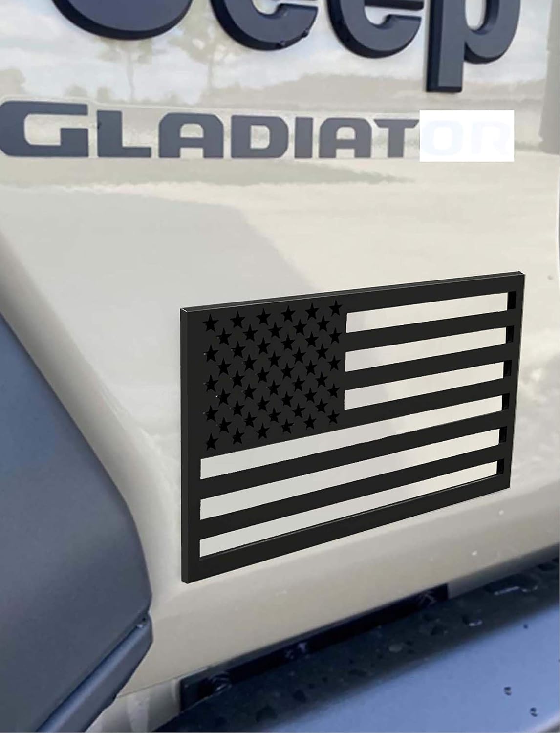 American Flag Emblem Decal Cut-Out，Subdued American Flags Tactical Military Flag USA Decal