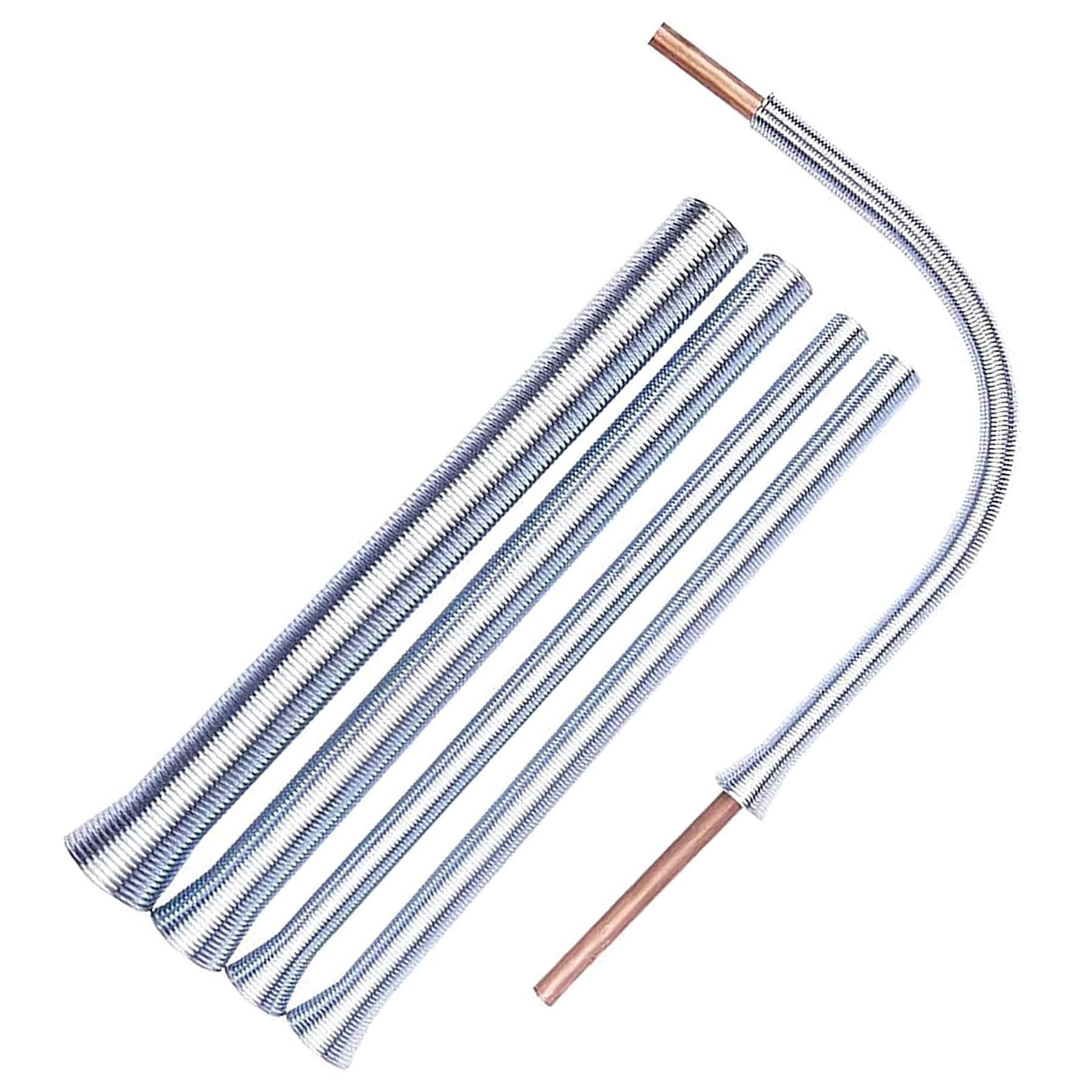 Spring Tube Bender Set 1/4'', 5/16'', 3/8'', 1/2'' and 5/8'', 5 in 1 Tubing Bender, Pipe Bender for Copper, Aluminum and Thin Wall Steel Tubing, 5Pcs
