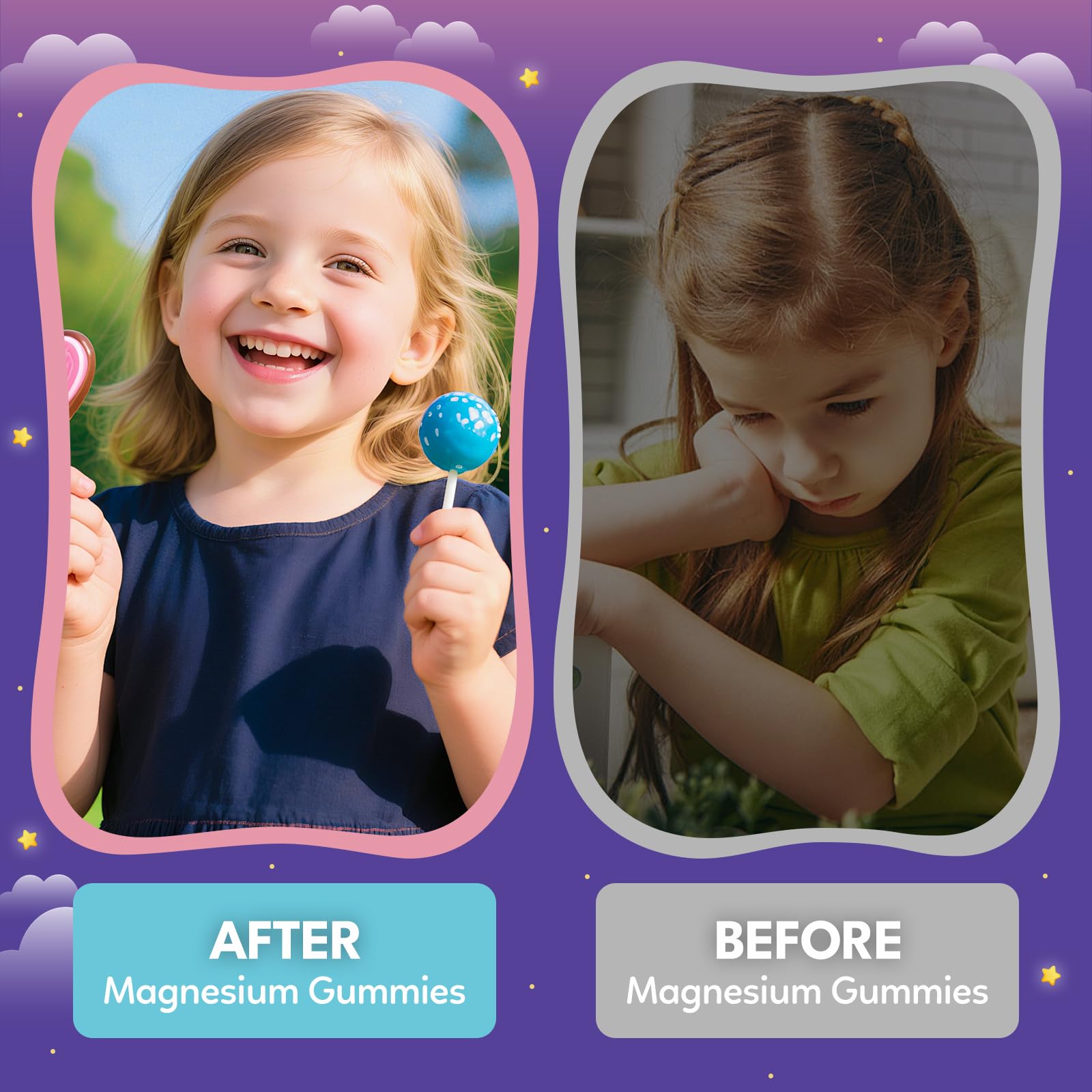 Magnesium Calming Gummies for Kids 4+ & Adults, Sugar Free Magnesium Supplement with L-Theanine, Chamomile, Vitamins B6, D3, K2, Zinc for Sleep, Relaxation, Focus & Muscle Support, Strawberry Flavor — Amazon image 6