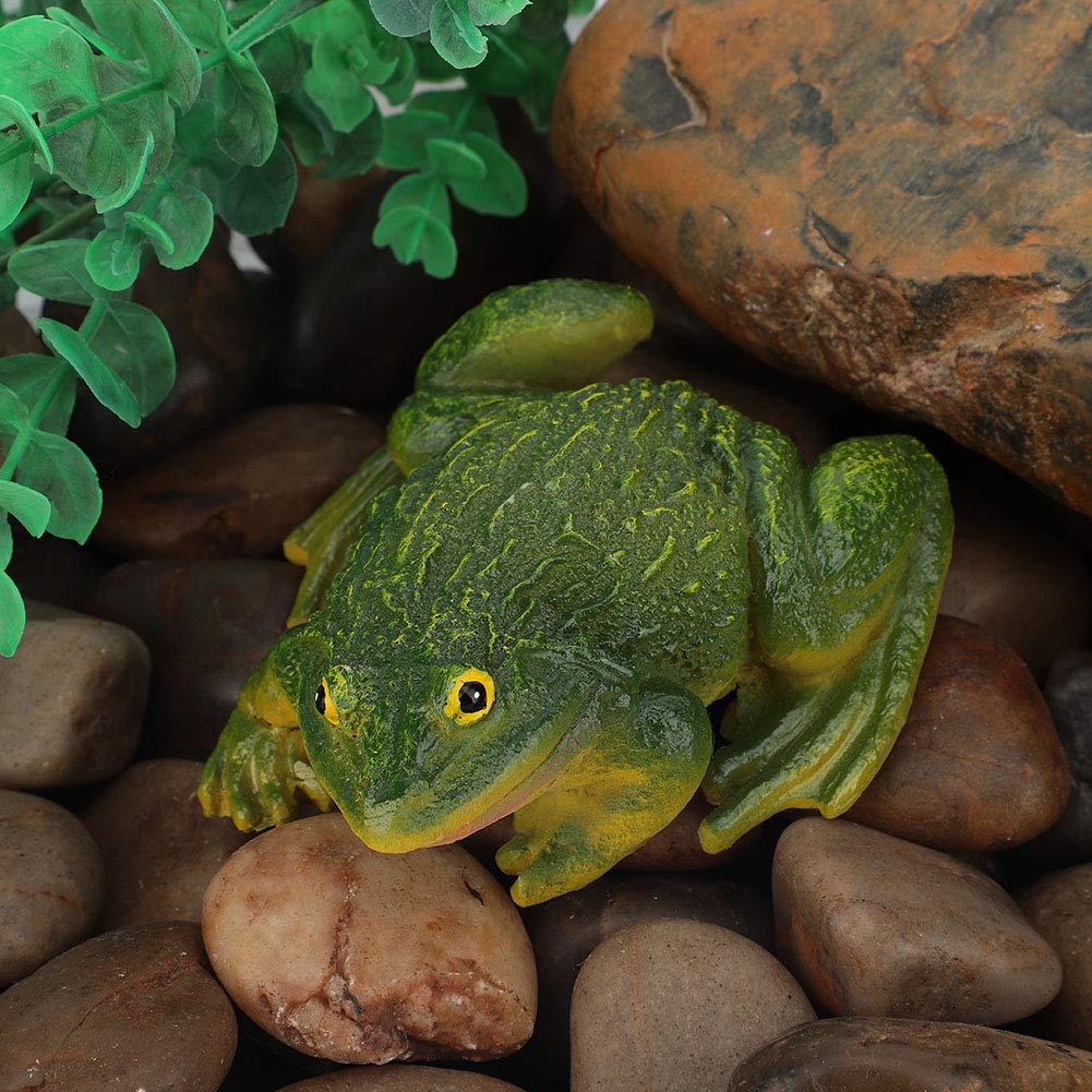 Grenouille de jardin résine figurine animal intérieur extérieur cour