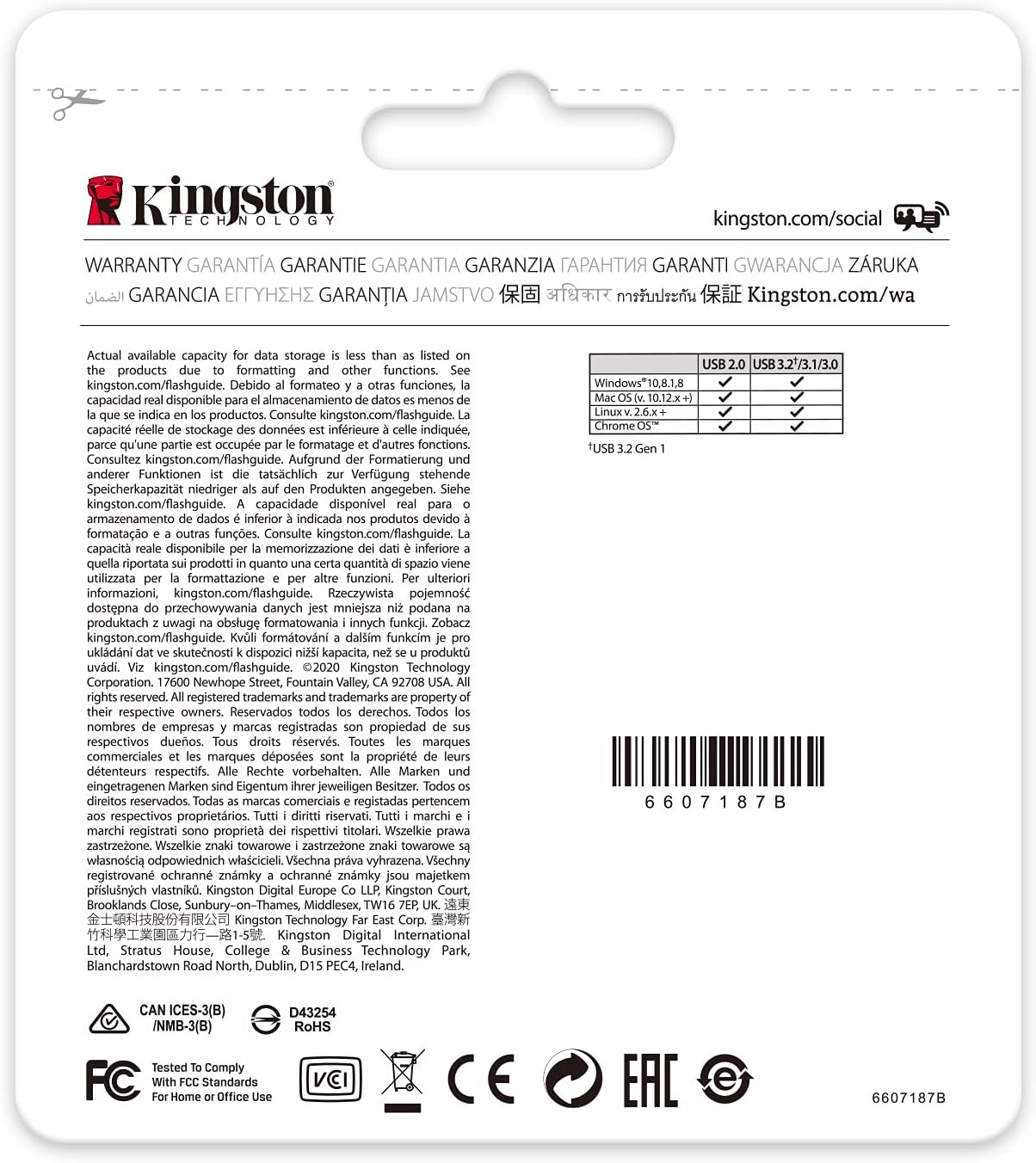 DataTraveler Kyson Drive Flash USB3.2 128 GB - Chiavetta USB - Immagine 4