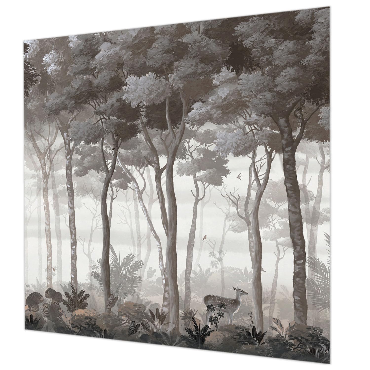 Impression de haute qualité pour ce revêtement mural intissé lavable de 250x250 cm