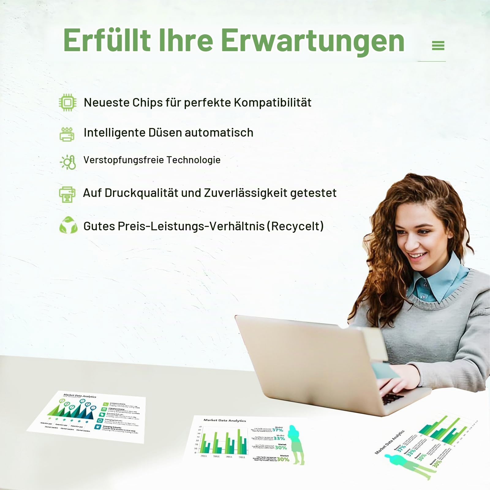 308 Schwarz für HP 308 Druckerpatronen Kompatibel mit deskjet 2920 Patronen