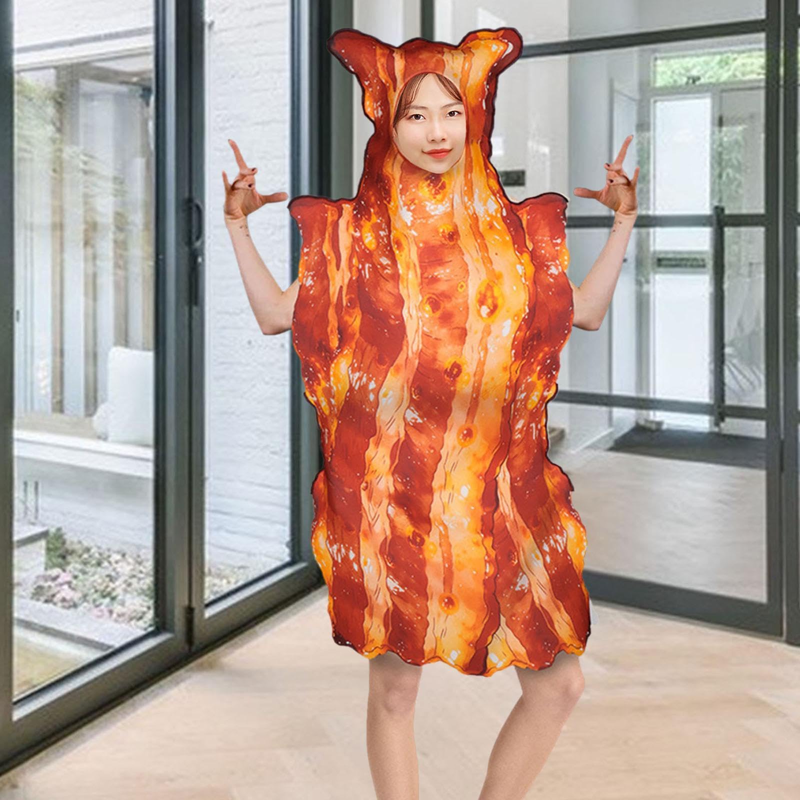 Harilla Costume da cosplay di carne, vestito da gioco di ruolo per feste di Halloween