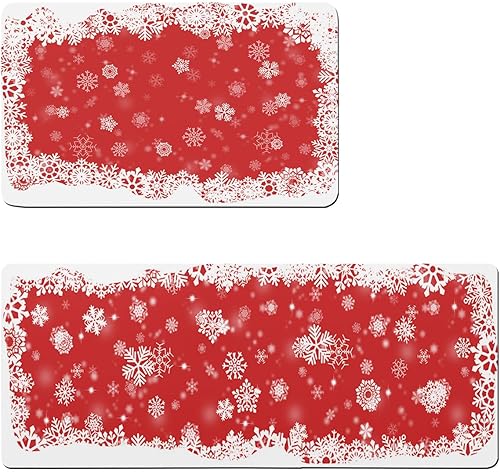 Miniatura 1 de Christmas Bath Mat for Tub,Non Slip Bathroom Floor Runner Rug Quick Dry & Absorbent Diatomaceous Earth Shower Sink Bedroom Kitchen Washable