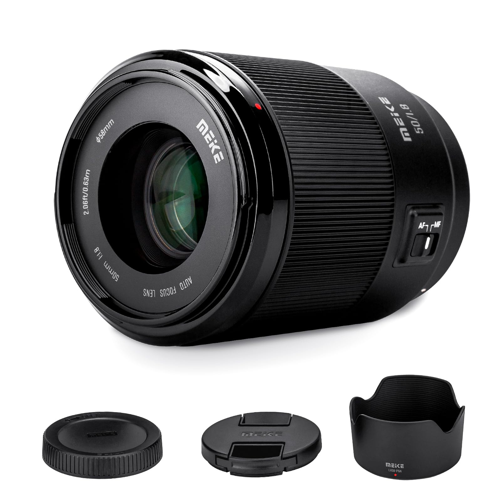 Meike 50mm F1.8 オートフォーカス　ソニー Eマウント Amazon.com : Meike 50mm F1.8 Full Frame AF STM Stepping