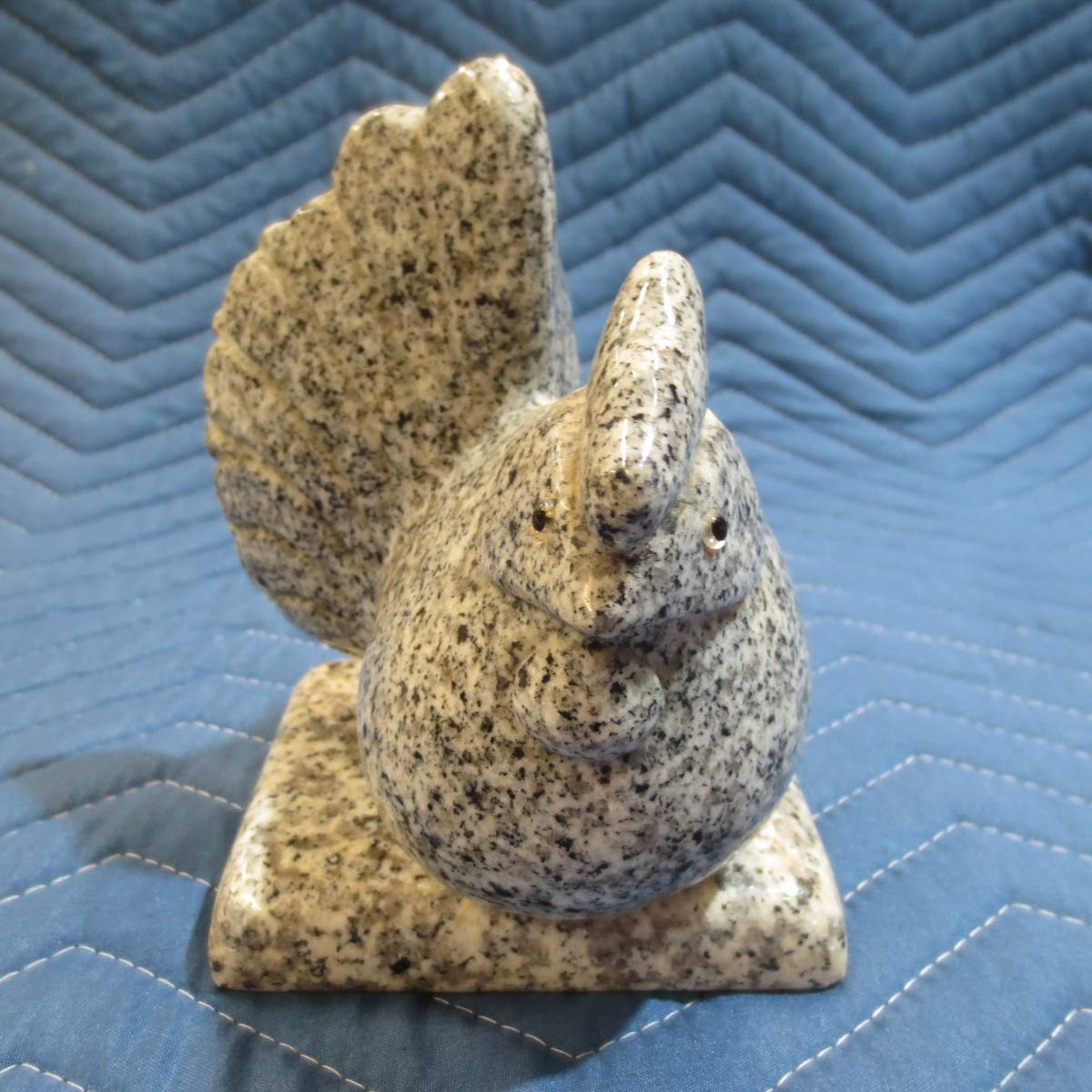 MUGI様専用！鳥 酉 石 置物 インテリア 御影石
