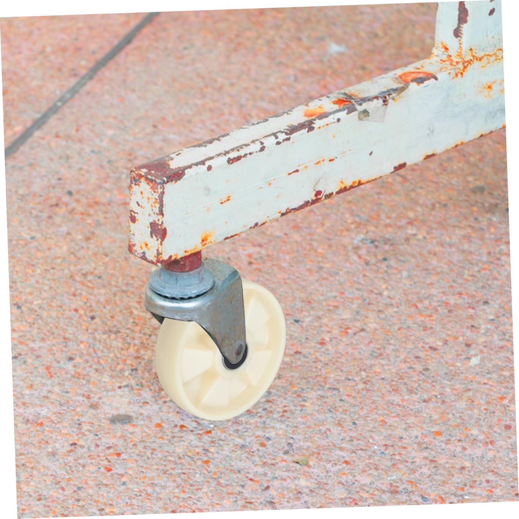 Auslaufrollen für Hubwagen aus Nylon 200x50 Mm mit 47mm Achse und Kugellager für Lager und Logistikzentren Inklusive Drehfunktion und Sanfter Rotation