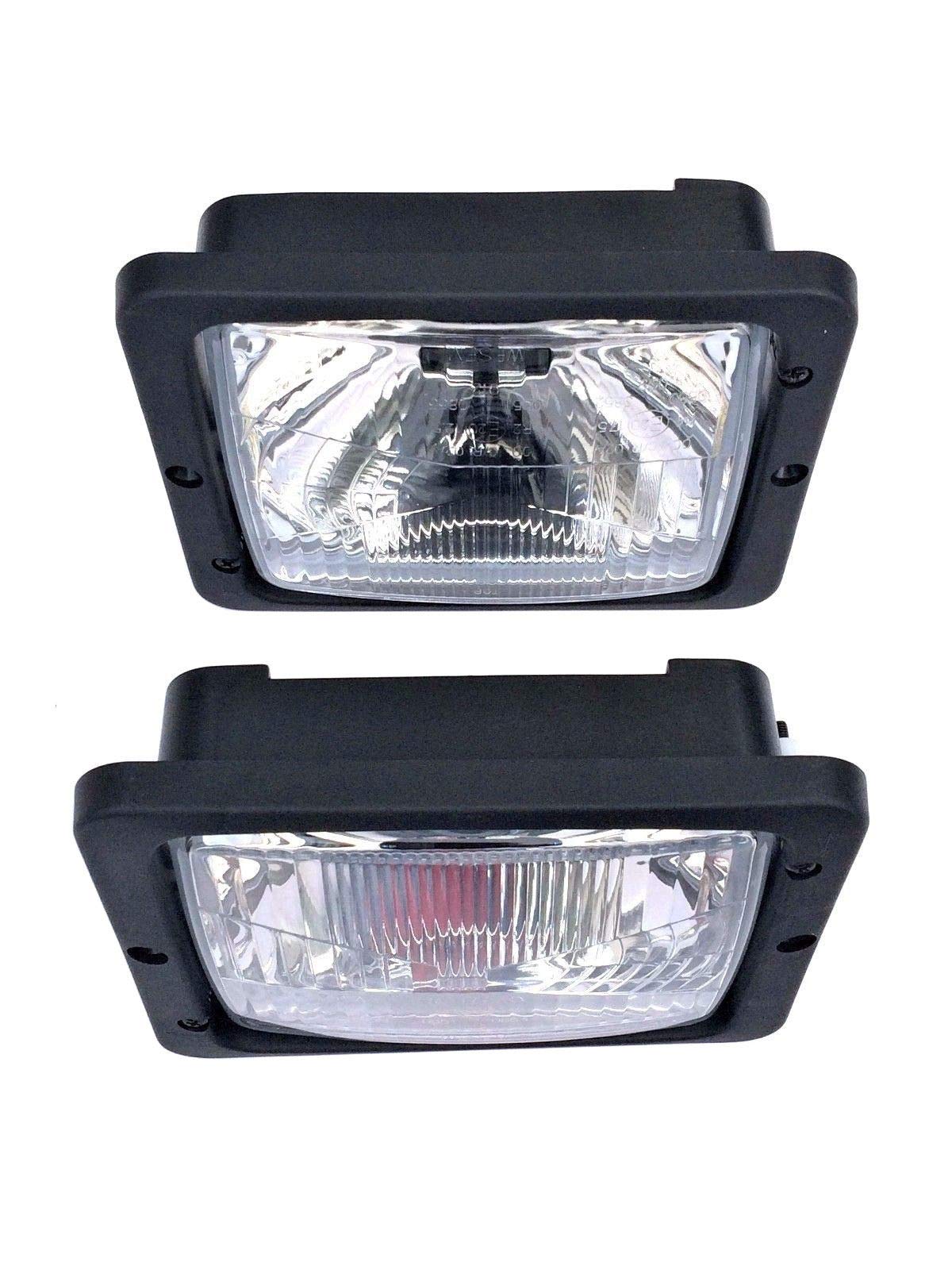 2x Scheinwerfer Fernlicht Abblendlicht H4 172x142 Traktor Zetor Atlas