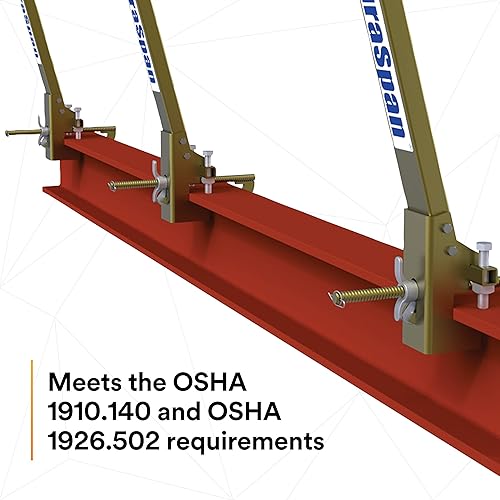 Miniatura 6 de 3M DBI-SALA Secura Span 7400420 Sistema horizontal, cable galvanizado de 20 pies, para vigas en I, se adapta a bridas de haz en I de 6 en 12