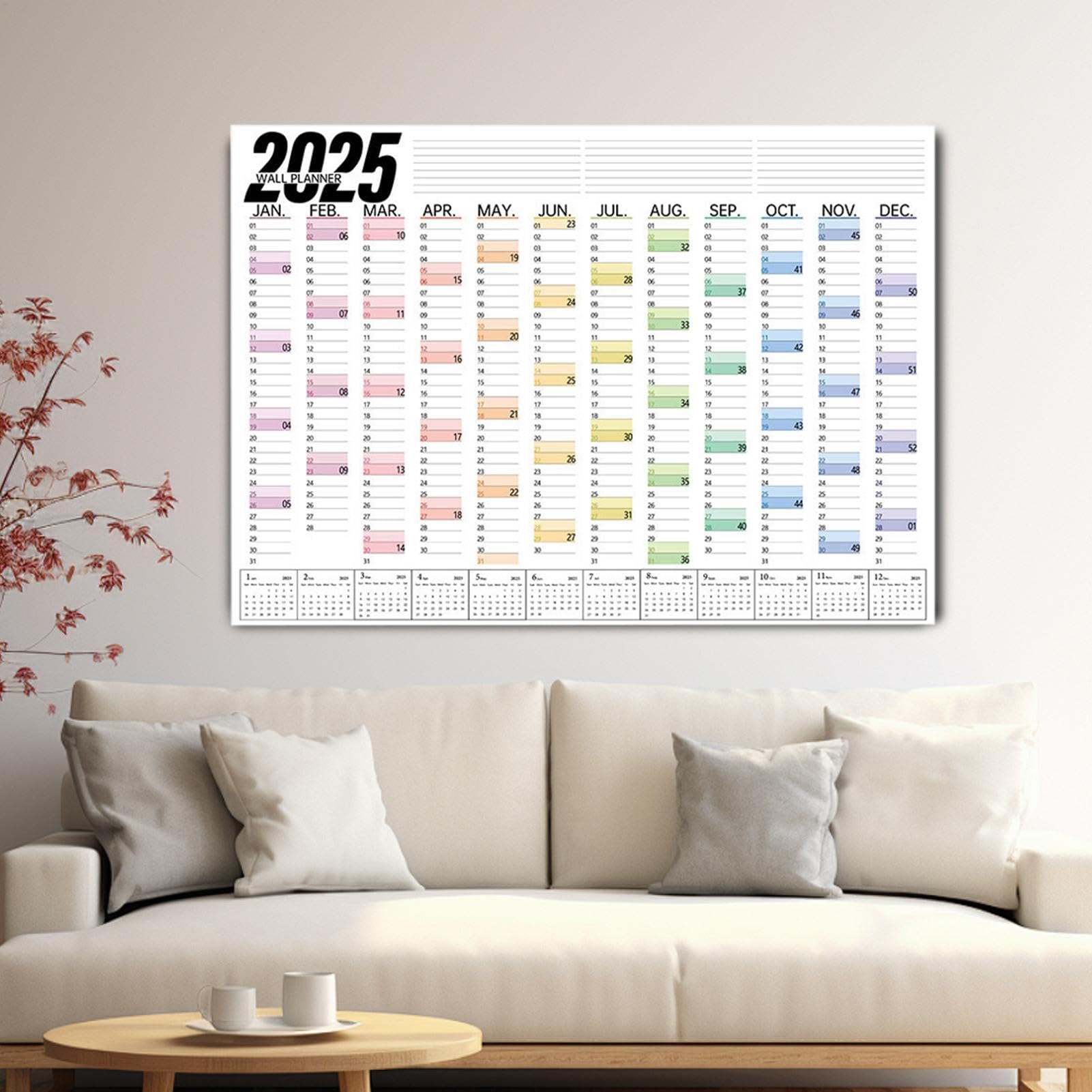 Calendario da parete annuale 2025, Calendario da parete 2025 12