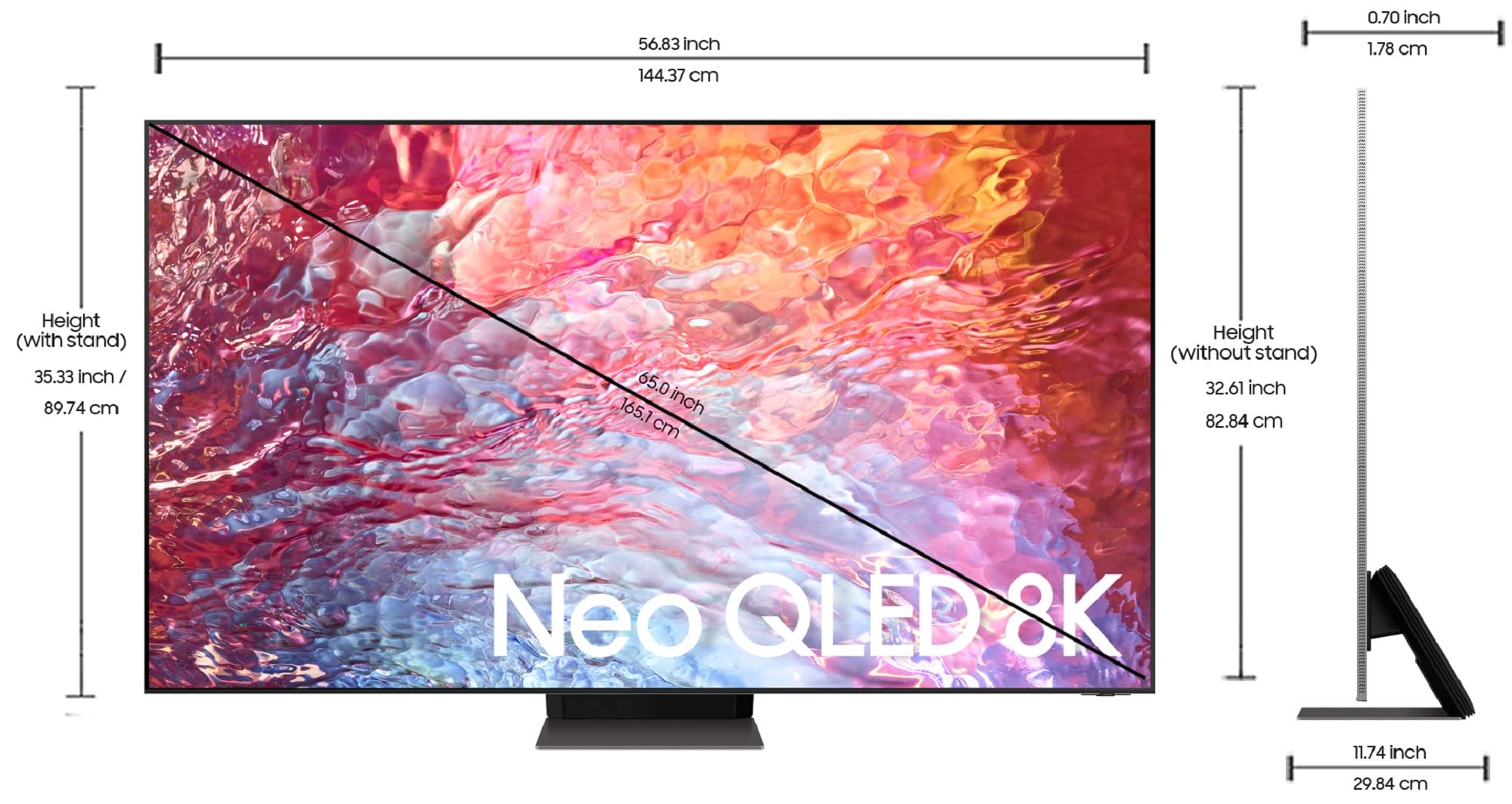 Samsung 163 cm (65 inches) 8K Ultra HD Smart Neo QLED TV