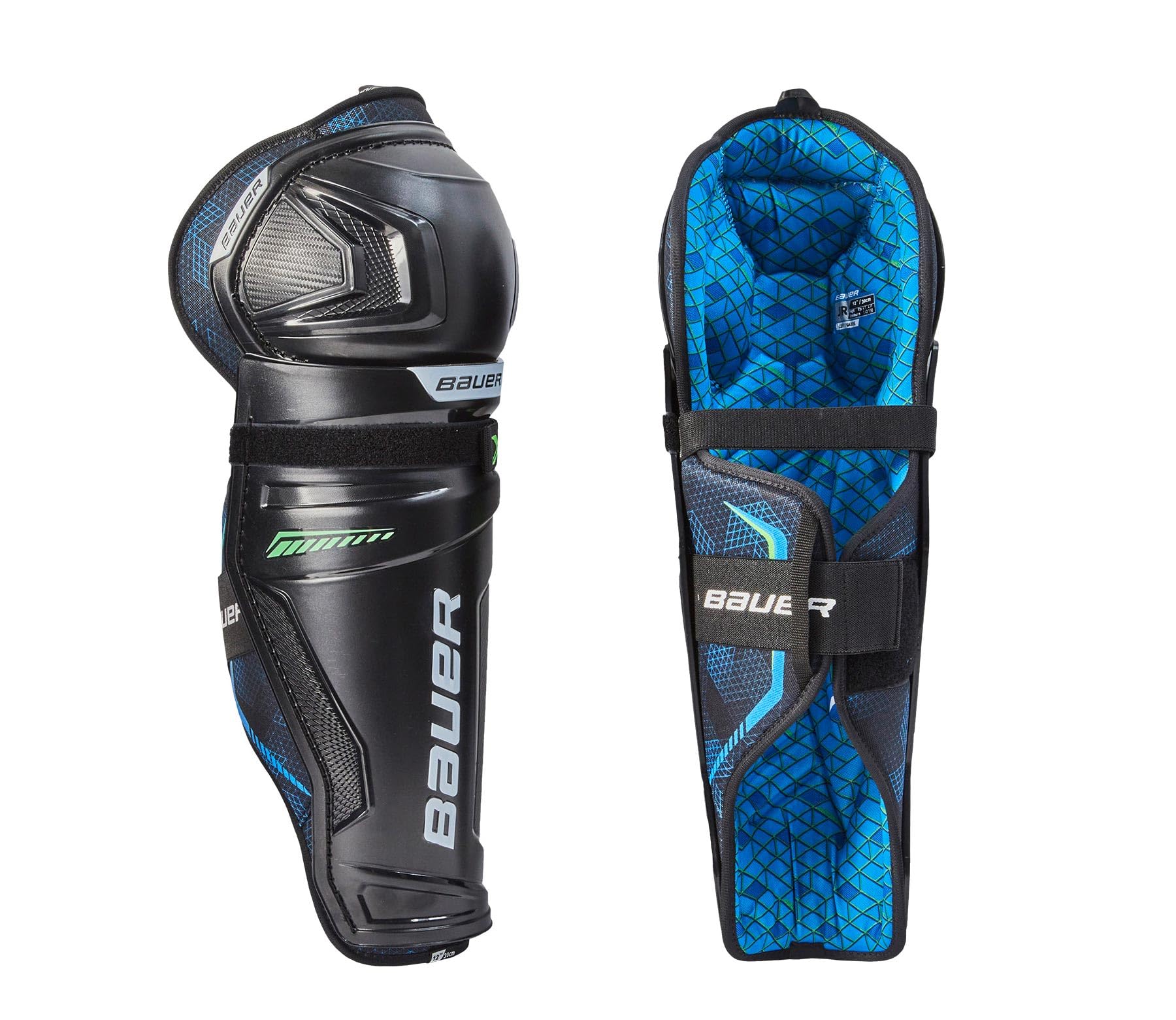 Bauer Espinilleras S21 X Junior 12 para hockey sobre hielo