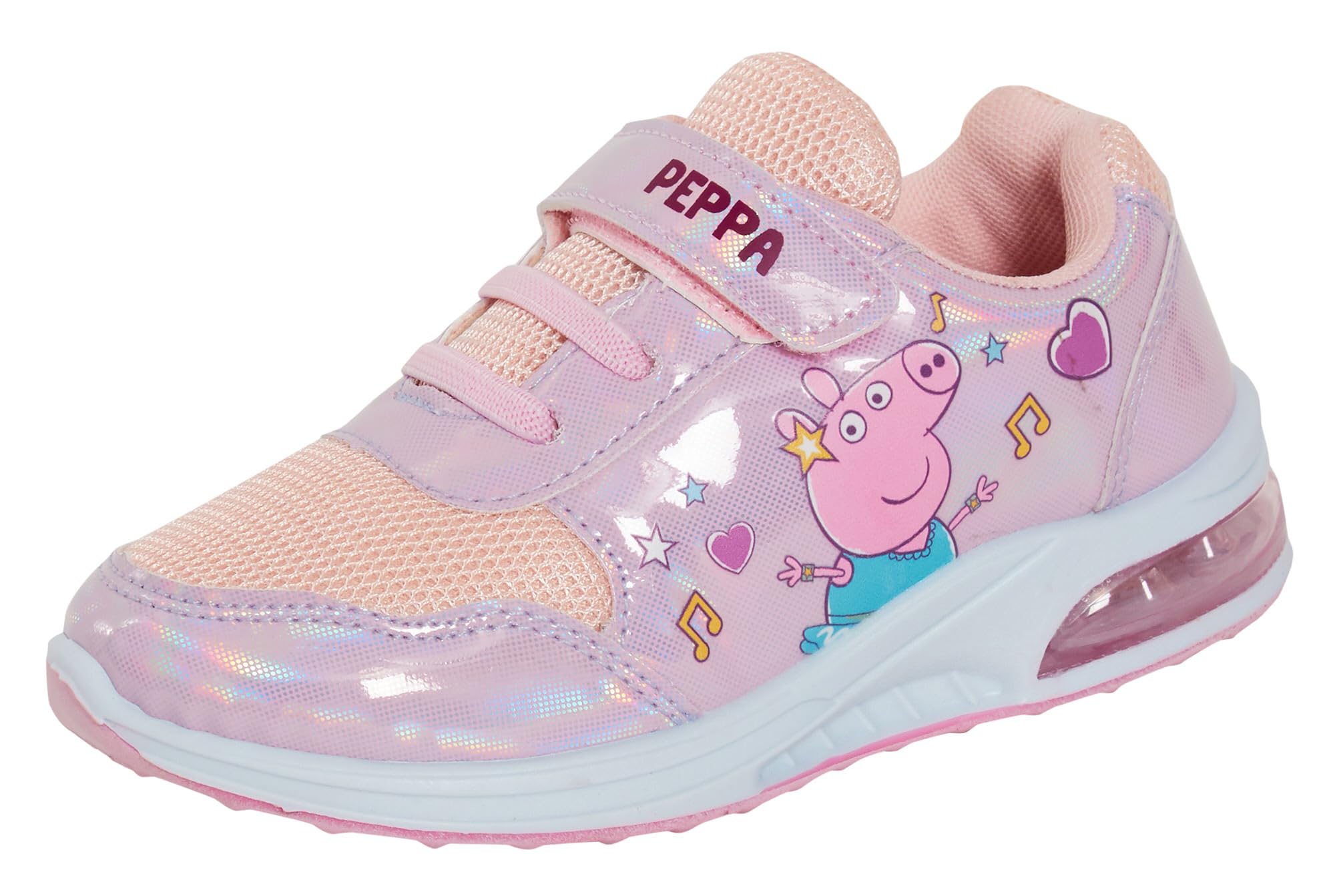 Peppa Pig Scarpe da ginnastica da bambina con luci lampeggianti, colore rosa