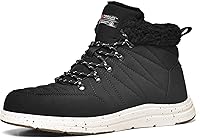 Bruno Marc Men's Winter Snow Boots - Warm Faux Fur Lined, Lightweight Anti-Slip Outdoor Walking Boots