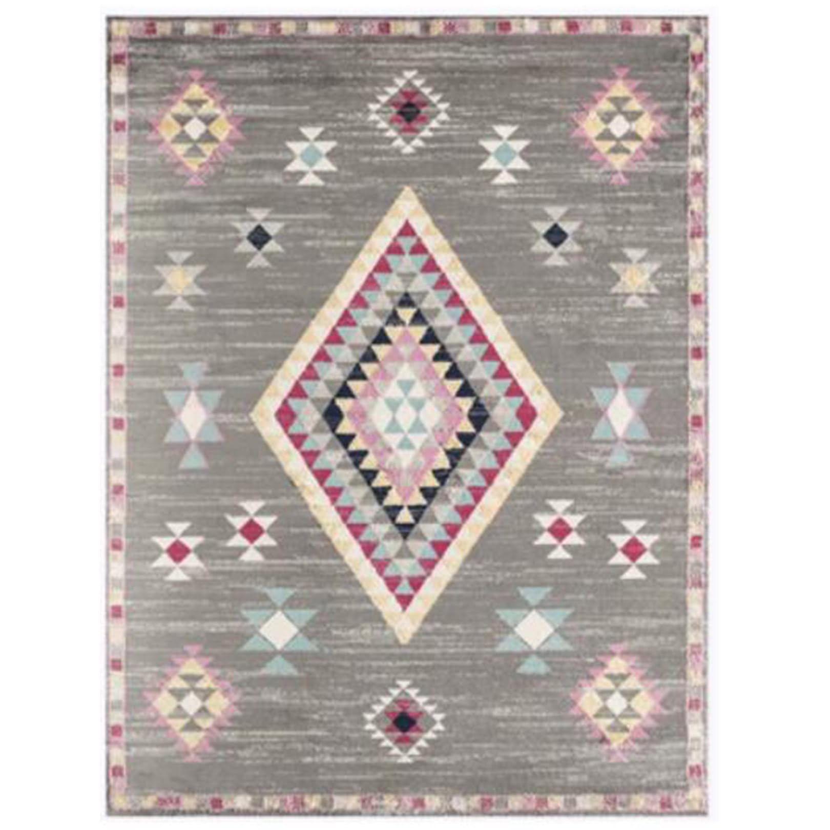 Tapis de salon bohème ZBOLI grand format 160x230cm idéal pour réchauffer les couloirs et chambres
