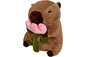 12" Rose Capybara Plush: Ultimate Cuteness for Rose Lovers