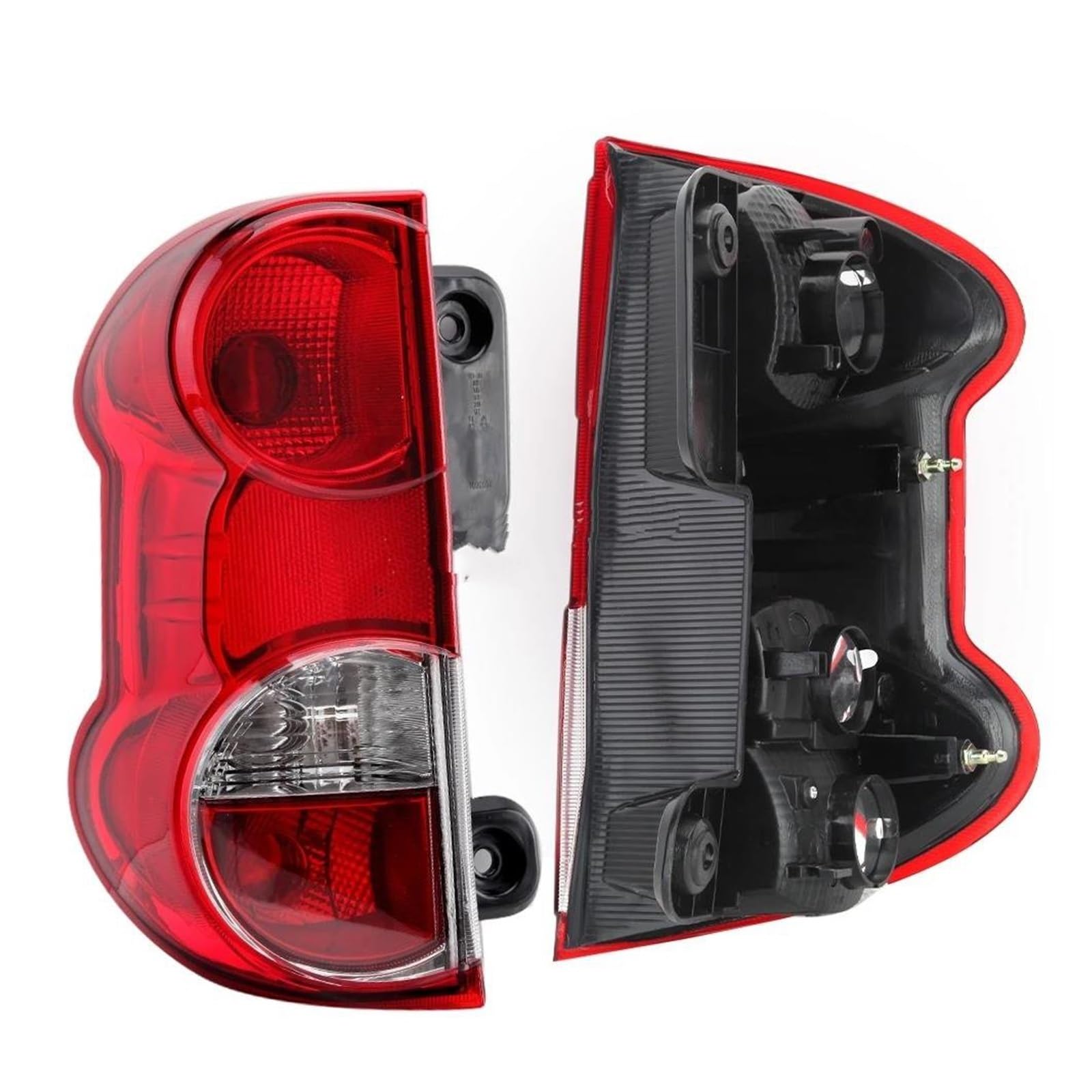 Luz Trasera para Nissan NV200 2009-2019 Luz Freno Luz Antiniebla Advertencia Cubierta Accesorios para Coche Luces Traseras Exteriores Reflector Parachoques Trasero(Bien)