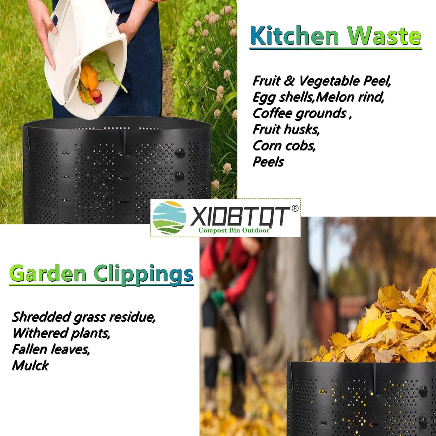 Buy Compost Bin Outdoor220 Gallon Large Compost Bin, Expandable & Easy