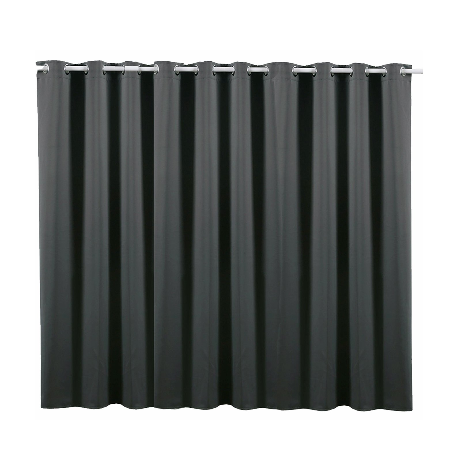 JEMIDI Cortina Opaca con Ojales - Cortina Individual con Ojal de Anillo Metal - para salón Dormitorio Cocina Comedor - 245 x 140 cm y 245 x 300 cm