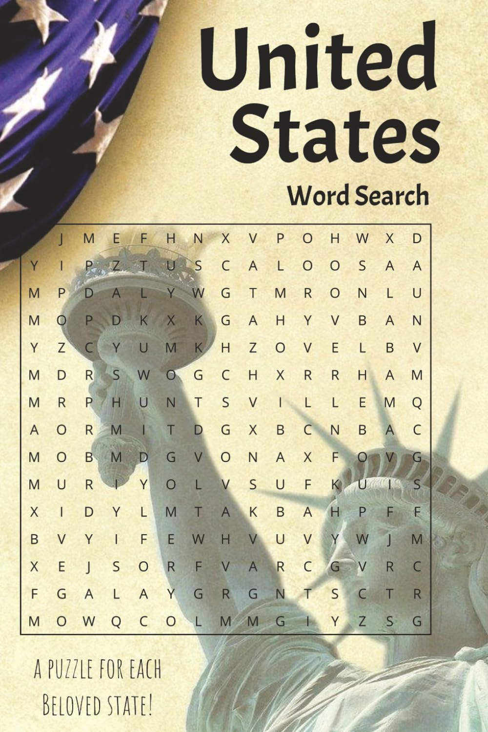United States Word Search Book: Word Searches with Easy to Read Print about the United States, Major U.S. Cities, America, and More | 6x9 inches, 100 ... Vacations, Holidays, Free Times, and Patriots