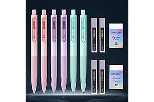 Up Mechanical Pencils: 0.7mm, Pastel Colored Premium Drafting Leads