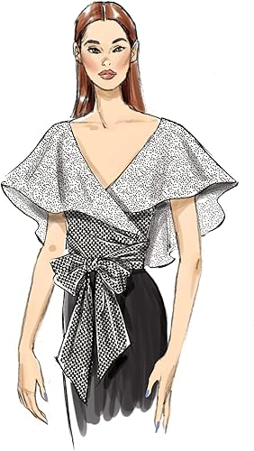 Miniatura 4 de Vogue Patterns Camiseta de señoritas, 14-16-18-20-22, rojo