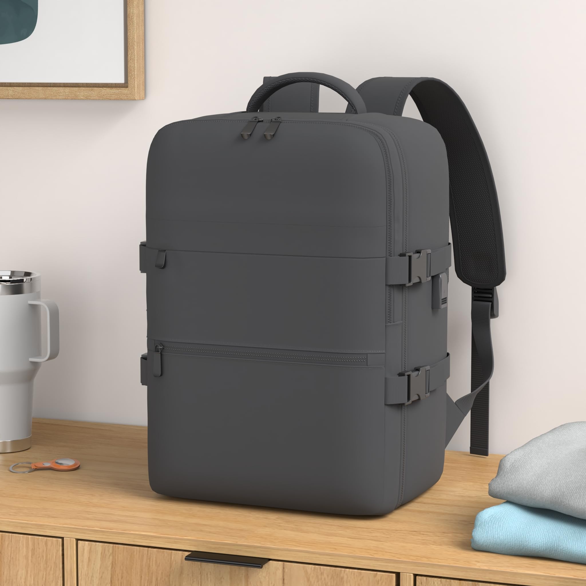 xlodea Sac a Dos Bagage Cabine 45x36x20 pour Easyjet Sac de Voyage Cabine Avion Bagage à Main Sac à Dos Imperméable Sac de Sport Femme Homme