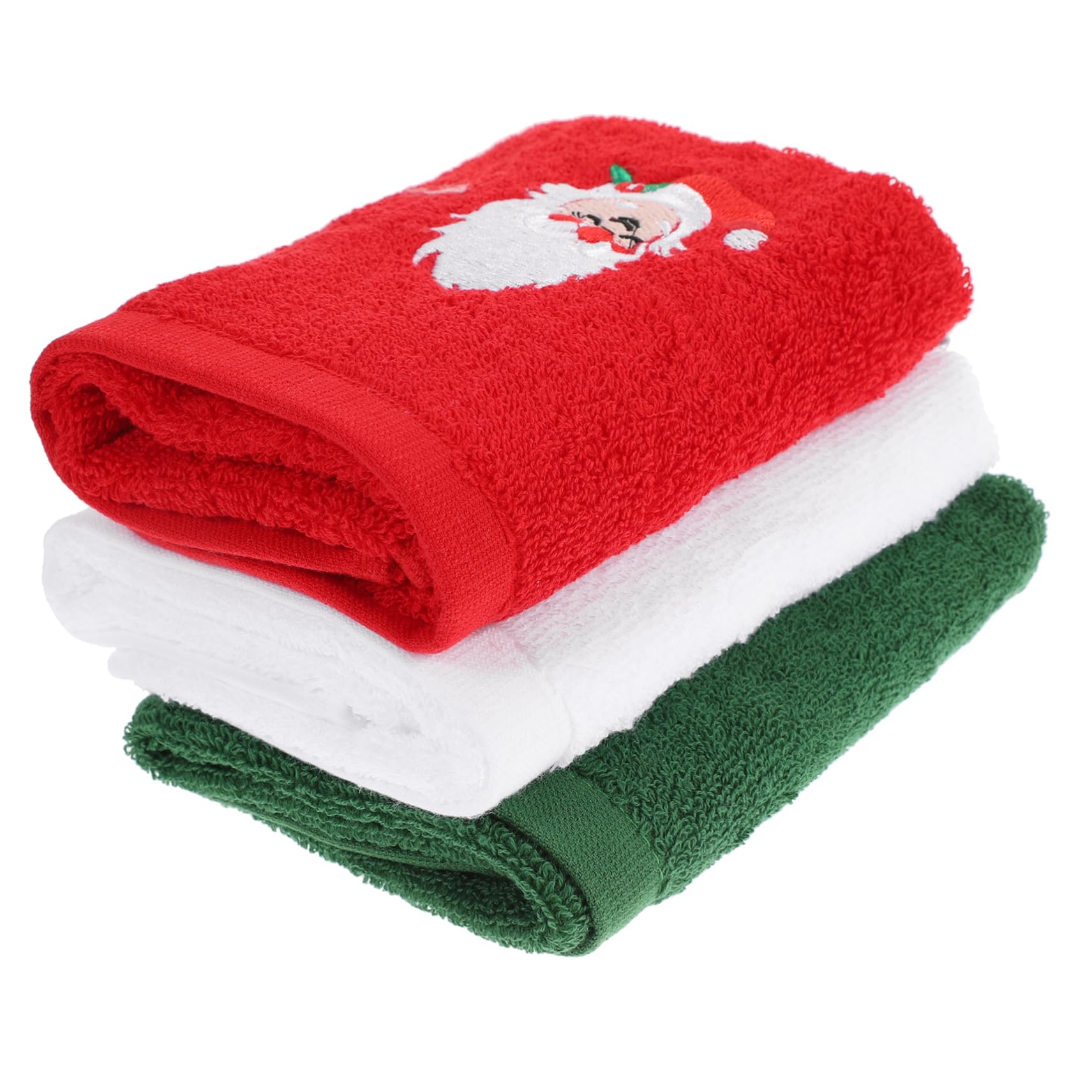 Toallas bordadas de baño de alta suavidad y diseño navideño