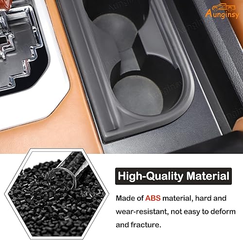 Miniatura 3 de Soporte para reposabrazos central para asiento delantero de automóvil, adhesivo decorativo compatible con Toyota Tundra 2014-2021, reposabrazos de