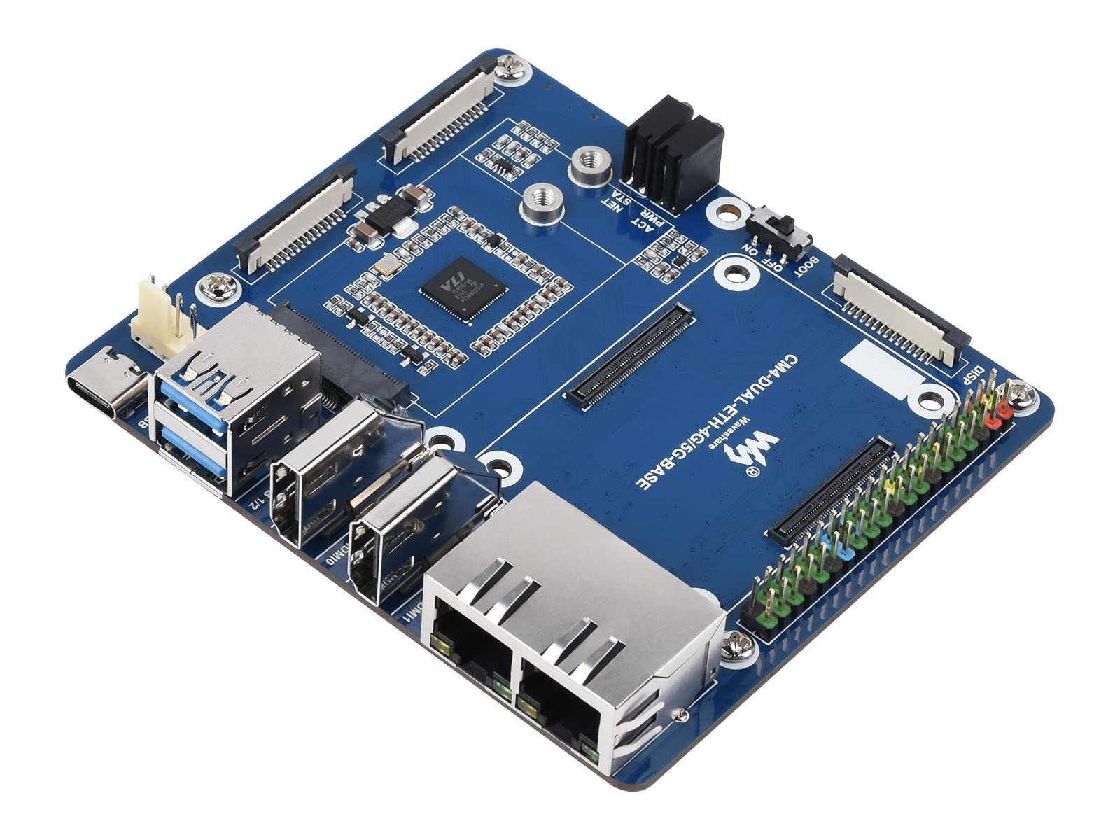 Dual Gigabit Ethernet 5G/4G Mini-Computer for Raspberry Pi