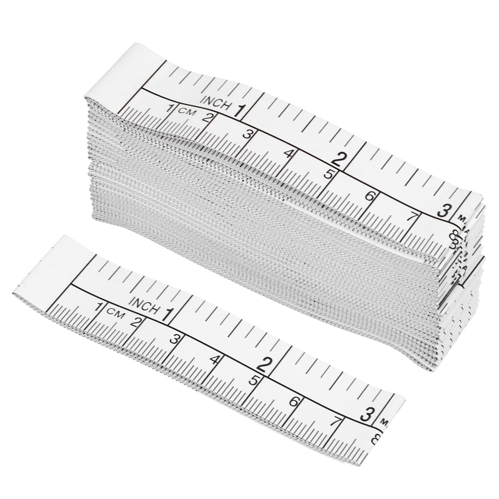 VILLCASE 4 Set Carta Per Misurazioni Corporee Righello Monouso Da Facile Da Leggere Alta Precisione Per Progetti Da Te 25 Pezzi * 4