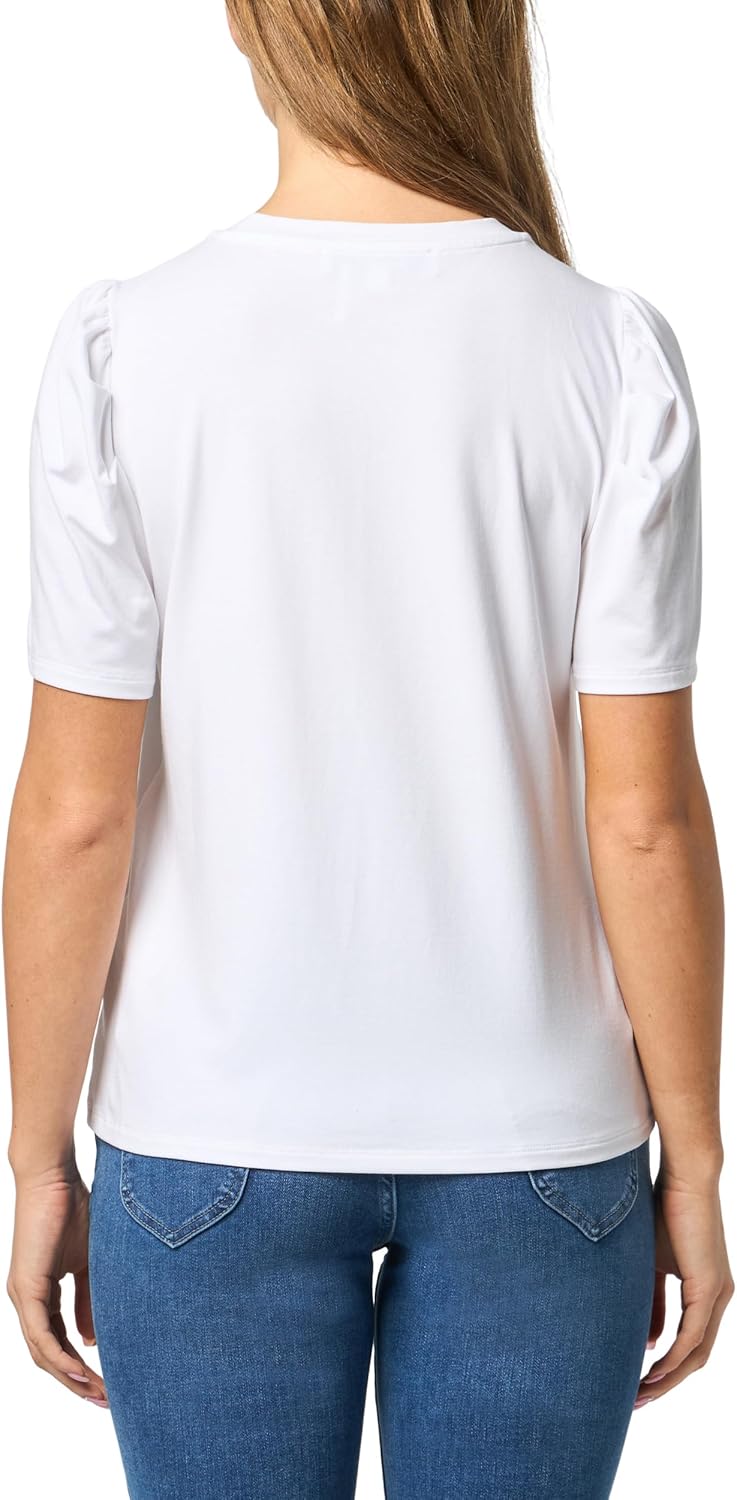 DKNY Women's Lounge Cotton Stretch Logo Tee Knit Top - Image 2