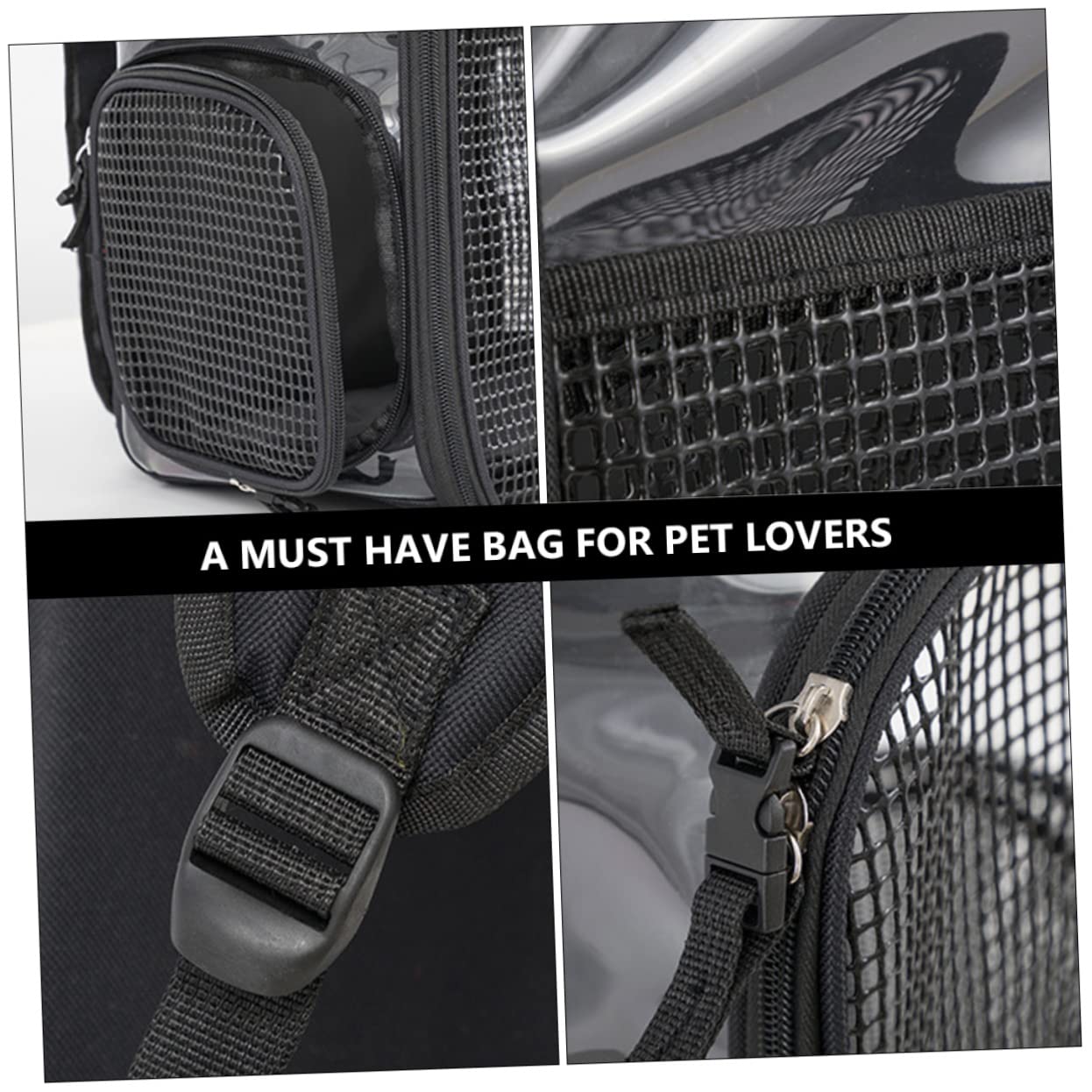 Toyvian Zaino per Animali Domestici Traspirante Borsa da Viaggio per Gatti Respiranti Grande Capacità Leggero e Facile da Pulare per Escursioni e Vacanze
