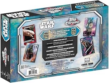 Amazon.com: 2025 Topps Chrome Star Wars SuperBox Trading Card Box