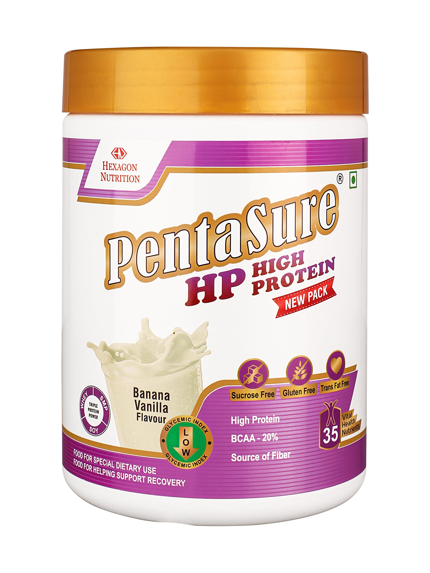 PENTASURE HP Whey Protein - Banana Vanilla 400gm-picture-12