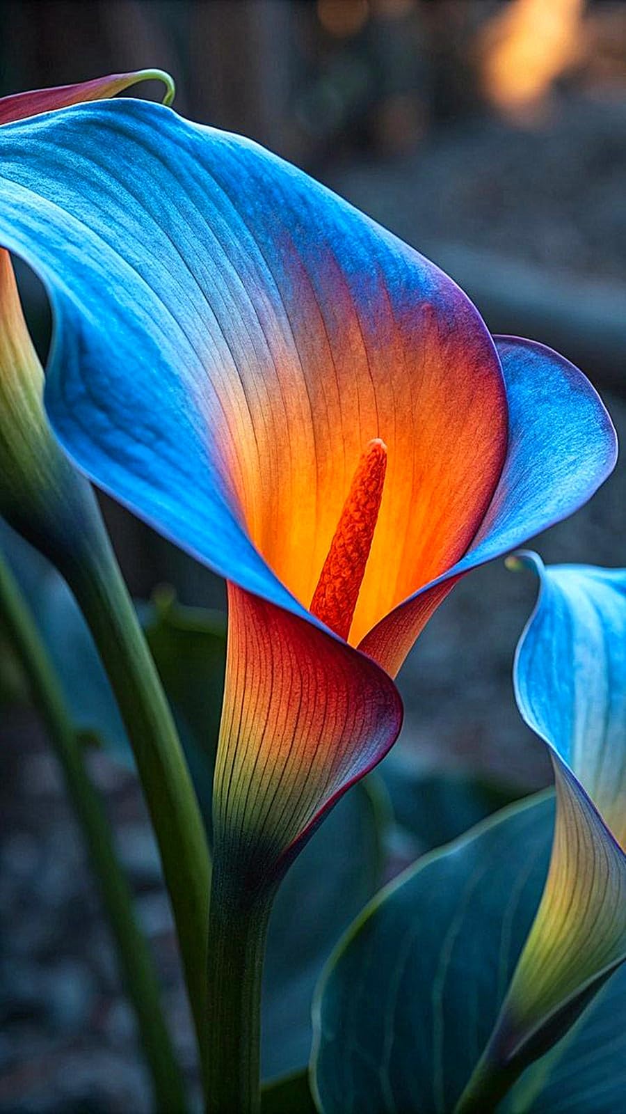 Calla Lily Plants for Sale, Good for Containers,Calla Lily Mix,Golden Jade Carving Feels Beautiful-4bulbs-A