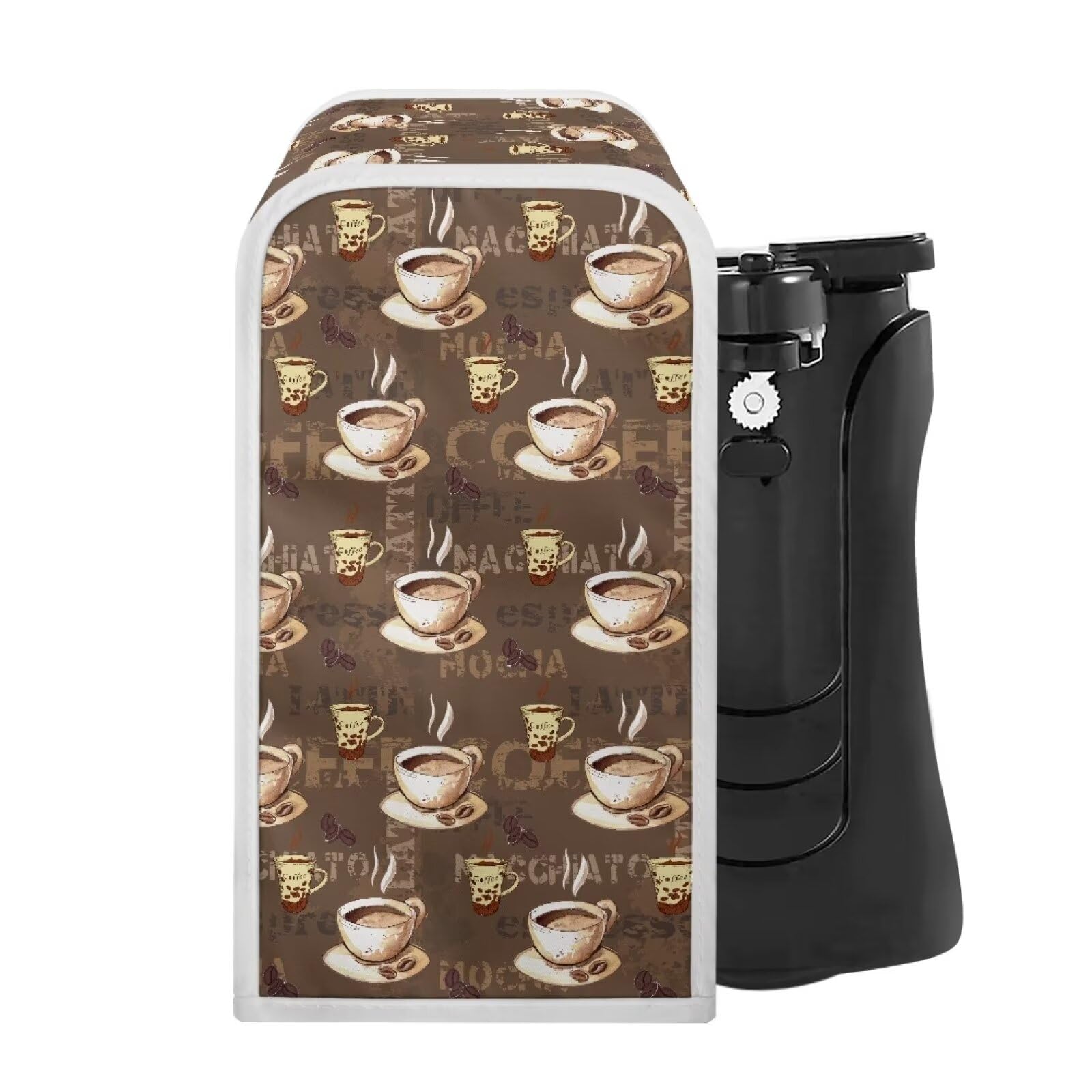 Wiryuouvt Coffee Cups Can Opener Cover Farmhouse Can Opener Cover Dust Cover Dust Covers for Kitchen Appliances Kitchen Small Appliance Dust Covers Covers Appliances