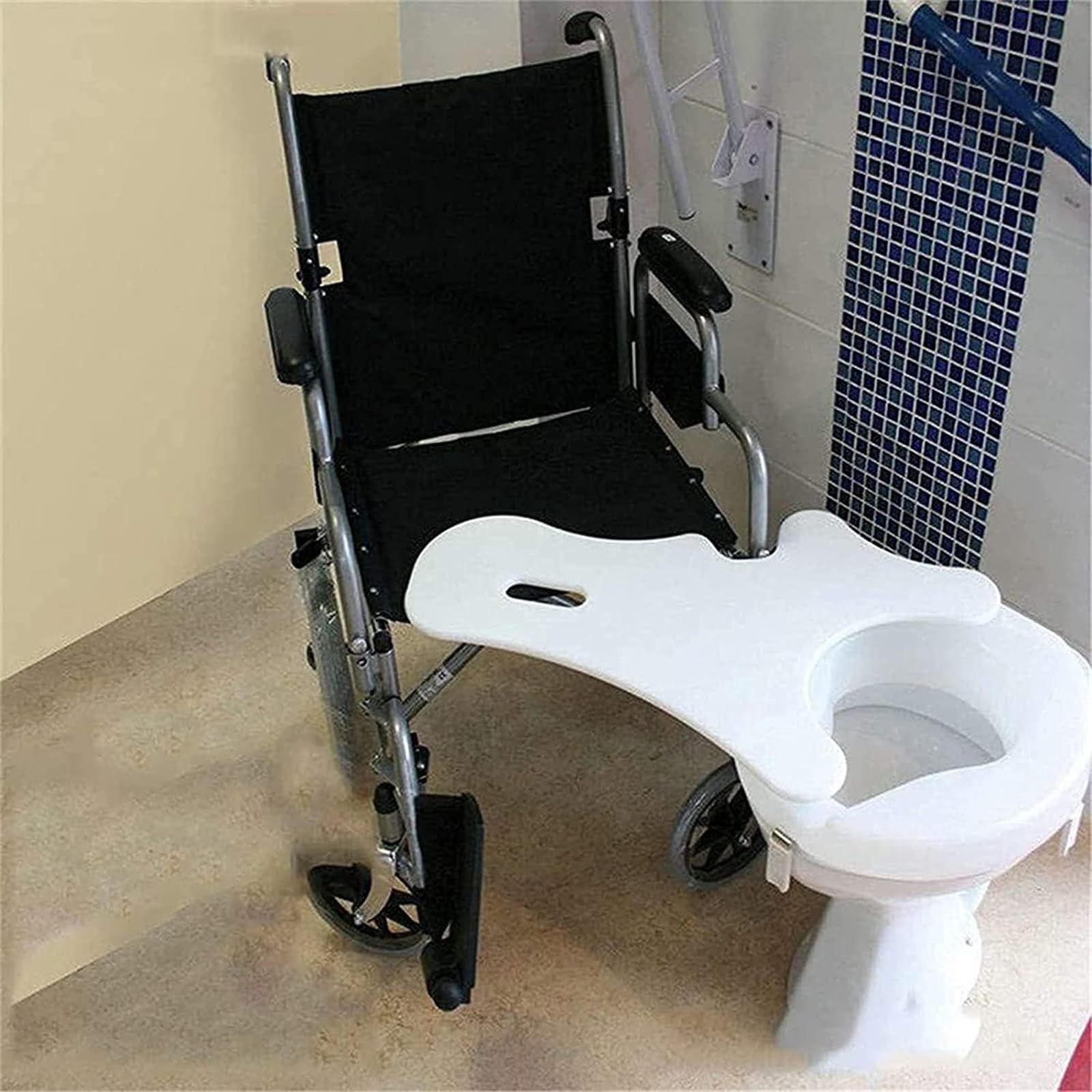 Tabla deslizante de transferencia para pacientes en silla de ruedas, tabla de transferencia curvada para una fácil transferencia de silla de ruedas a cama, bañera, inodoro, coche