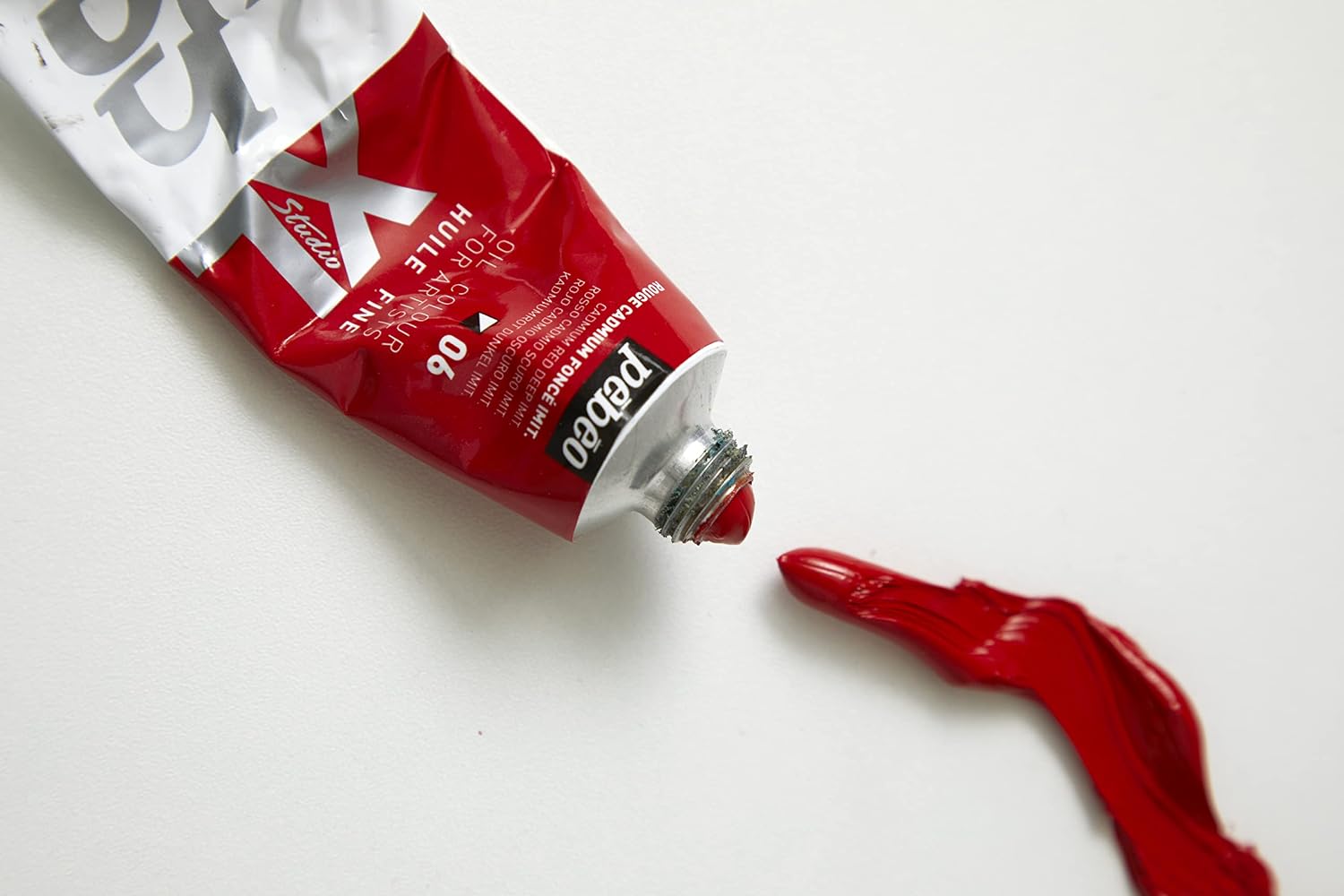Pébéo - Fine Oil XL 200 ML - Cadmium Red Light Oil Painting - Pébéo Oil Painting - Cadmium Red Light Imitation 200 ml
