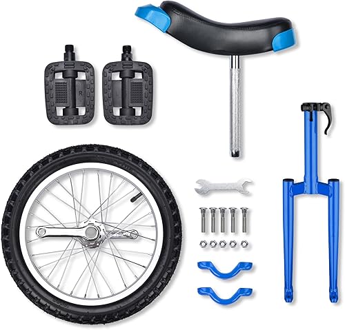 Miniatura 20 de ZeHuoGe 16" Unicycle Excelente Manganeso Marco de Acero de Manganeso Protección Mute Cojinete de EE.UU. Entrega Naranja,Azul,Con color,Rojo